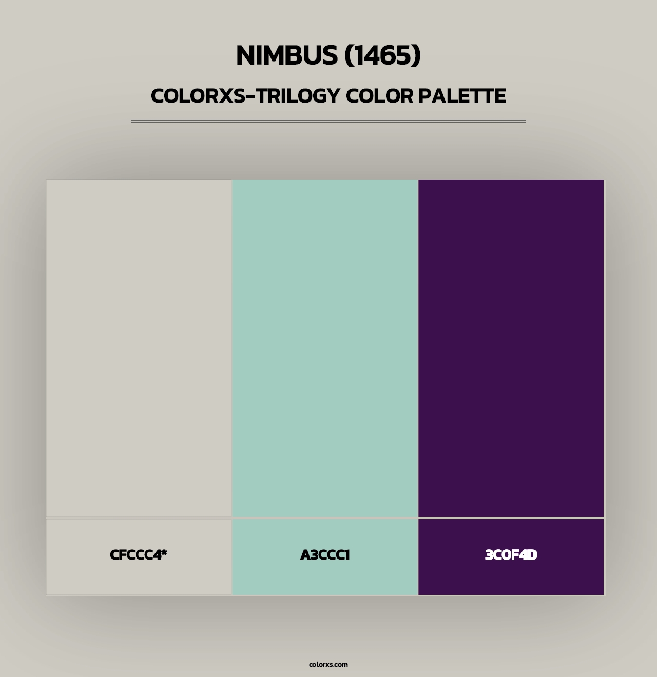 Nimbus (1465) - Colorxs Trilogy Palette