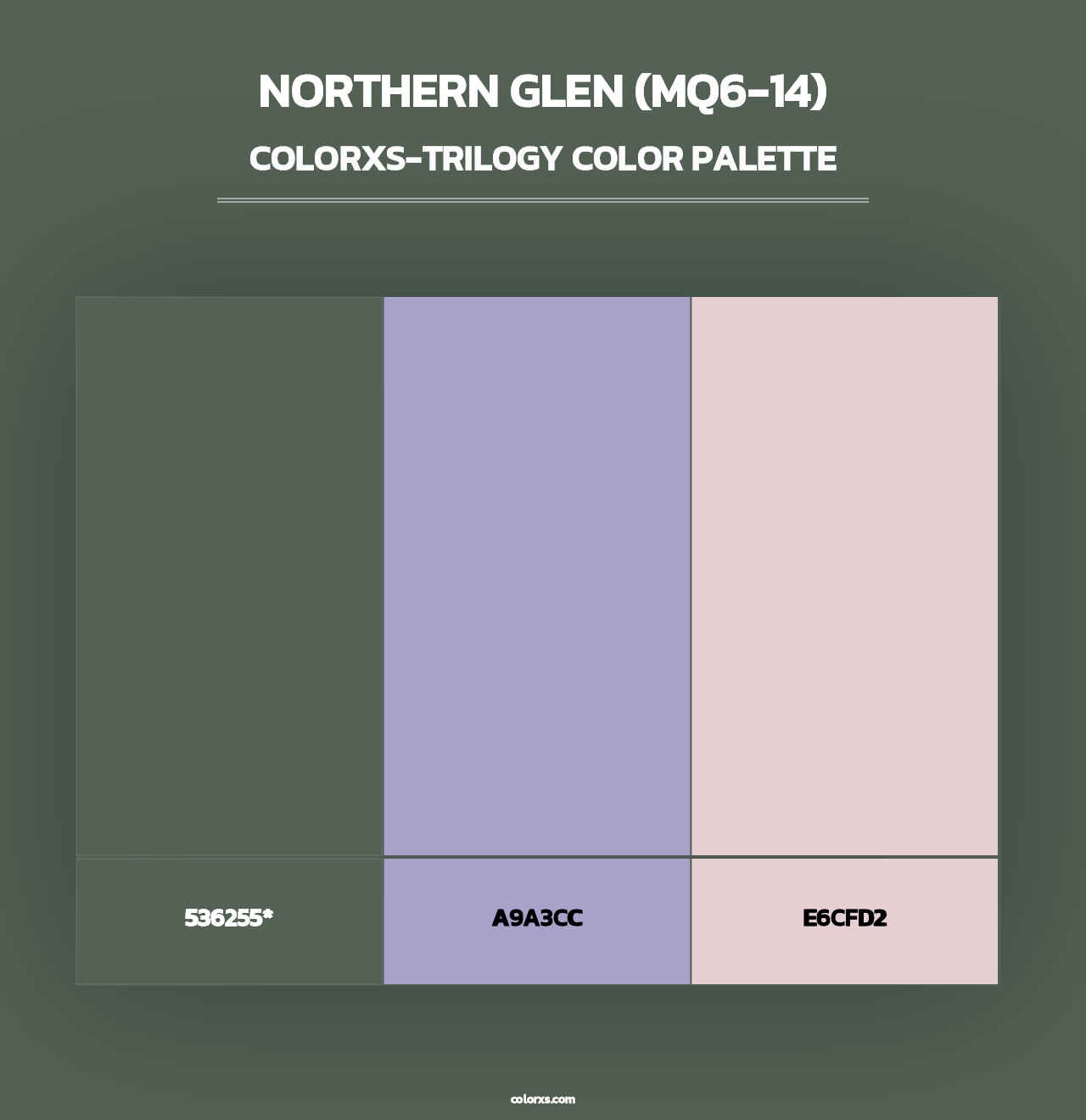 Northern Glen (MQ6-14) - Colorxs Trilogy Palette