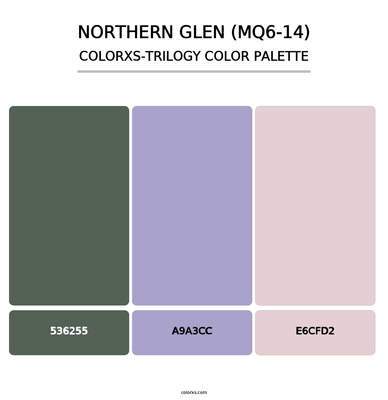 Northern Glen (MQ6-14) - Colorxs Trilogy Palette