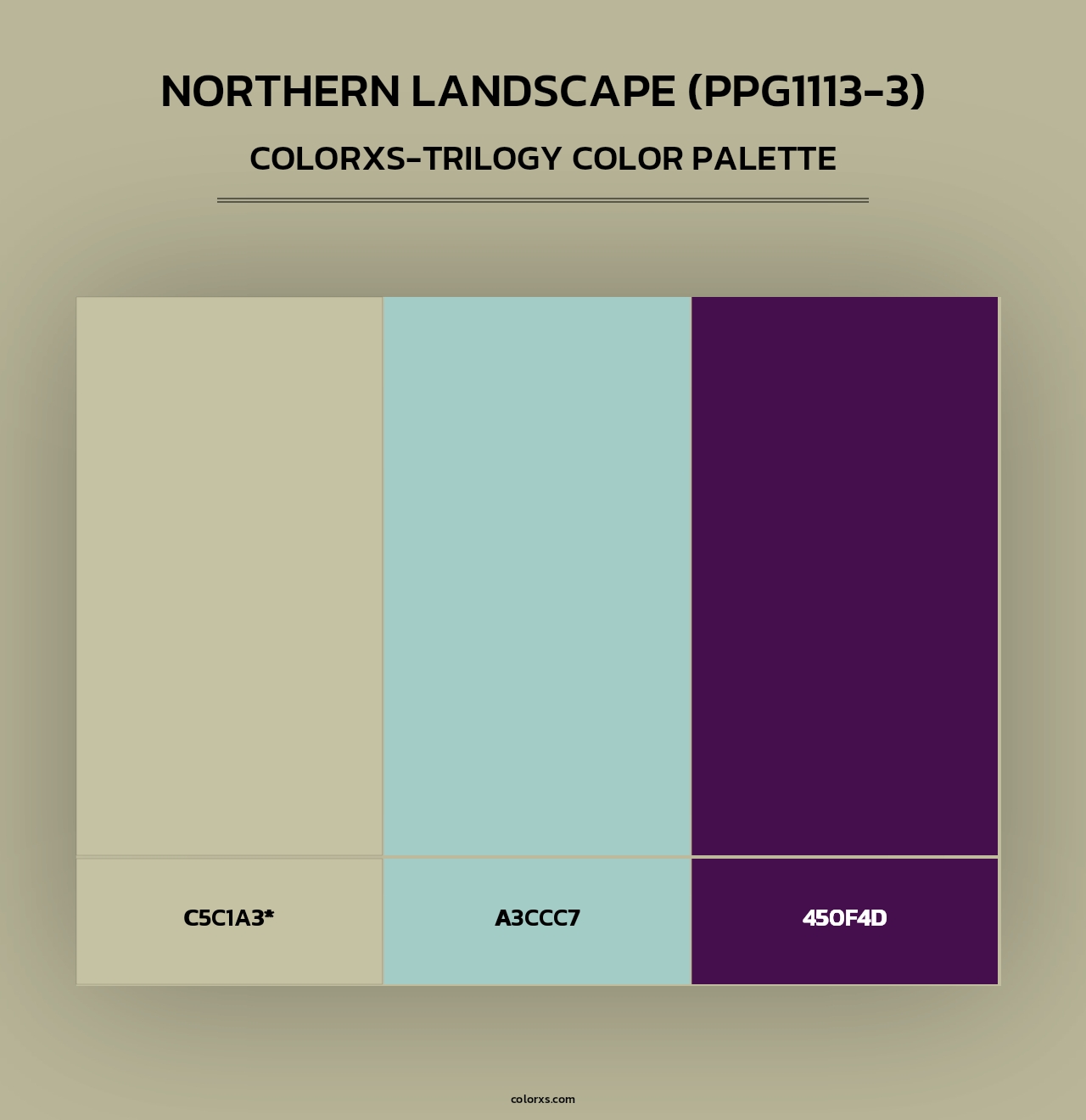 Northern Landscape (PPG1113-3) - Colorxs Trilogy Palette