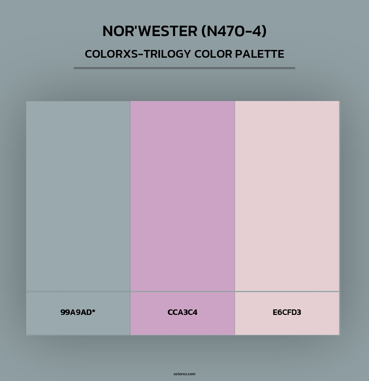 Nor'Wester (N470-4) - Colorxs Trilogy Palette