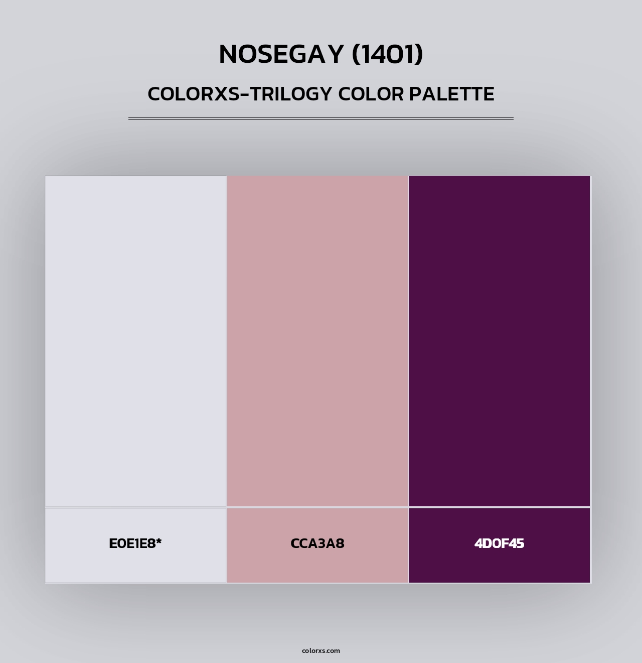 Nosegay (1401) - Colorxs Trilogy Palette