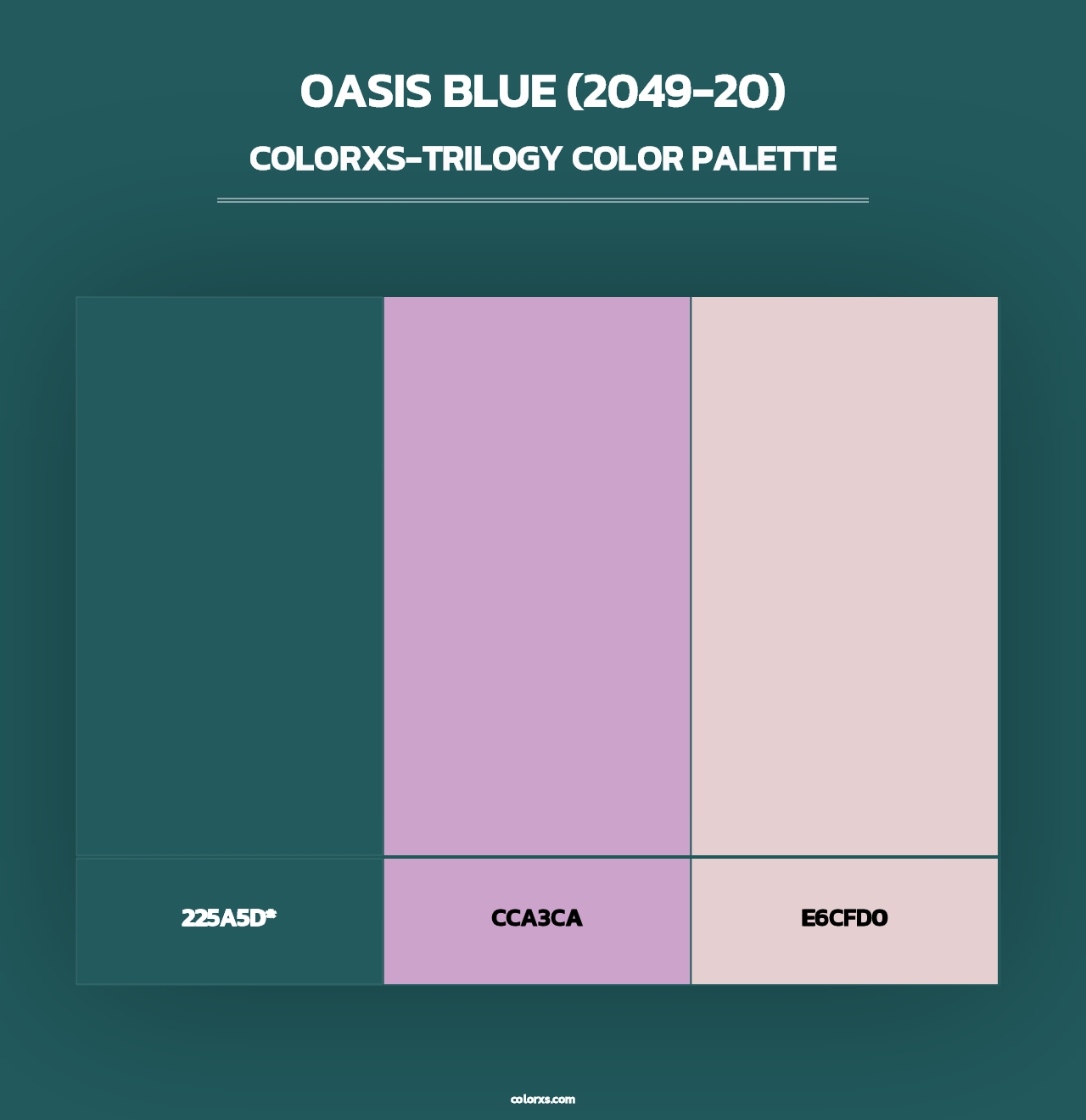 Oasis Blue (2049-20) - Colorxs Trilogy Palette
