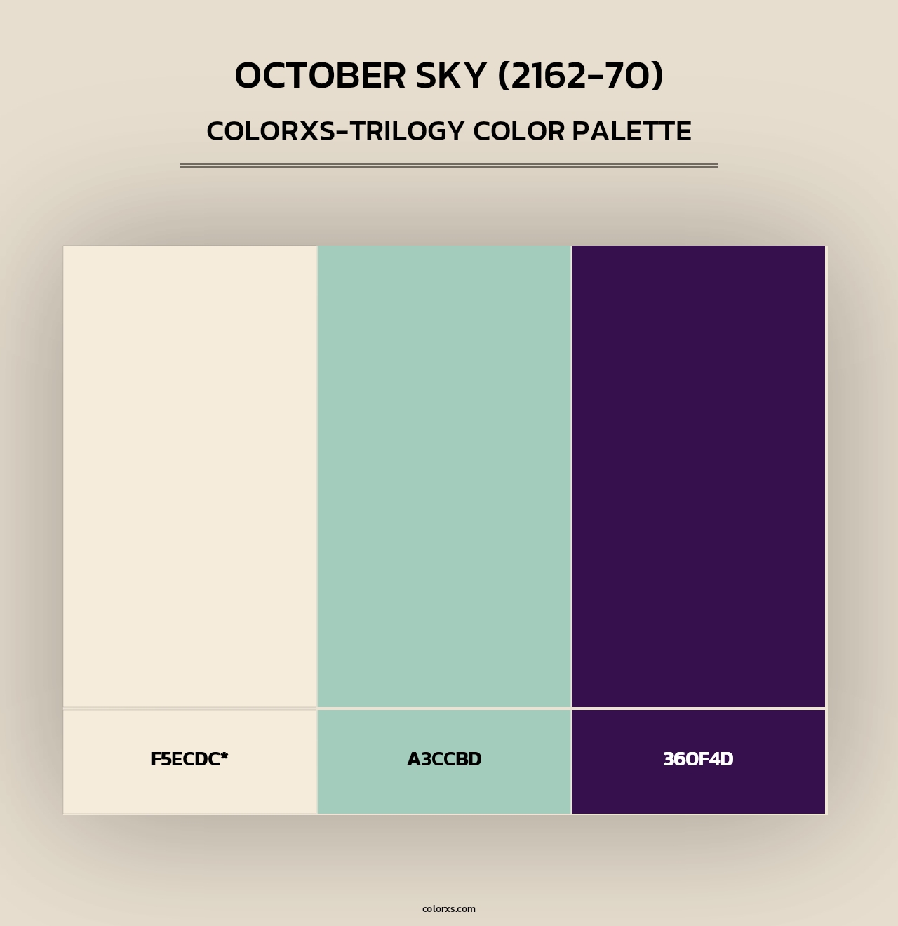 October Sky (2162-70) - Colorxs Trilogy Palette
