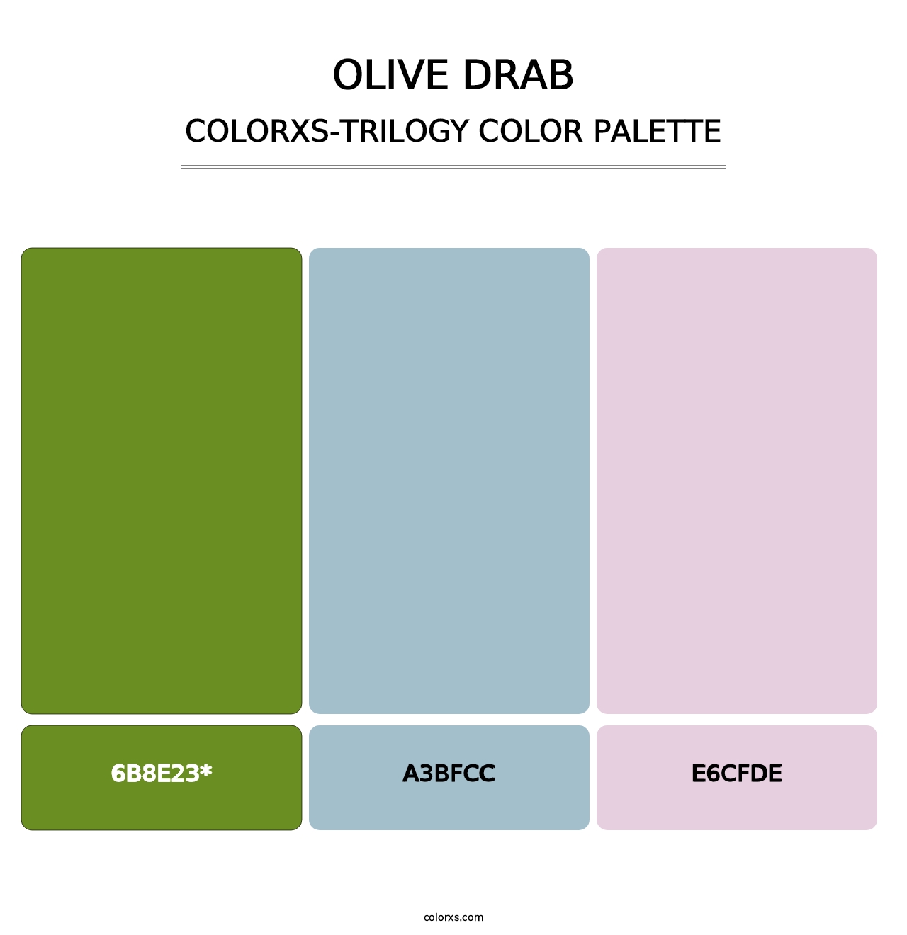 Olive Drab - Colorxs Trilogy Palette