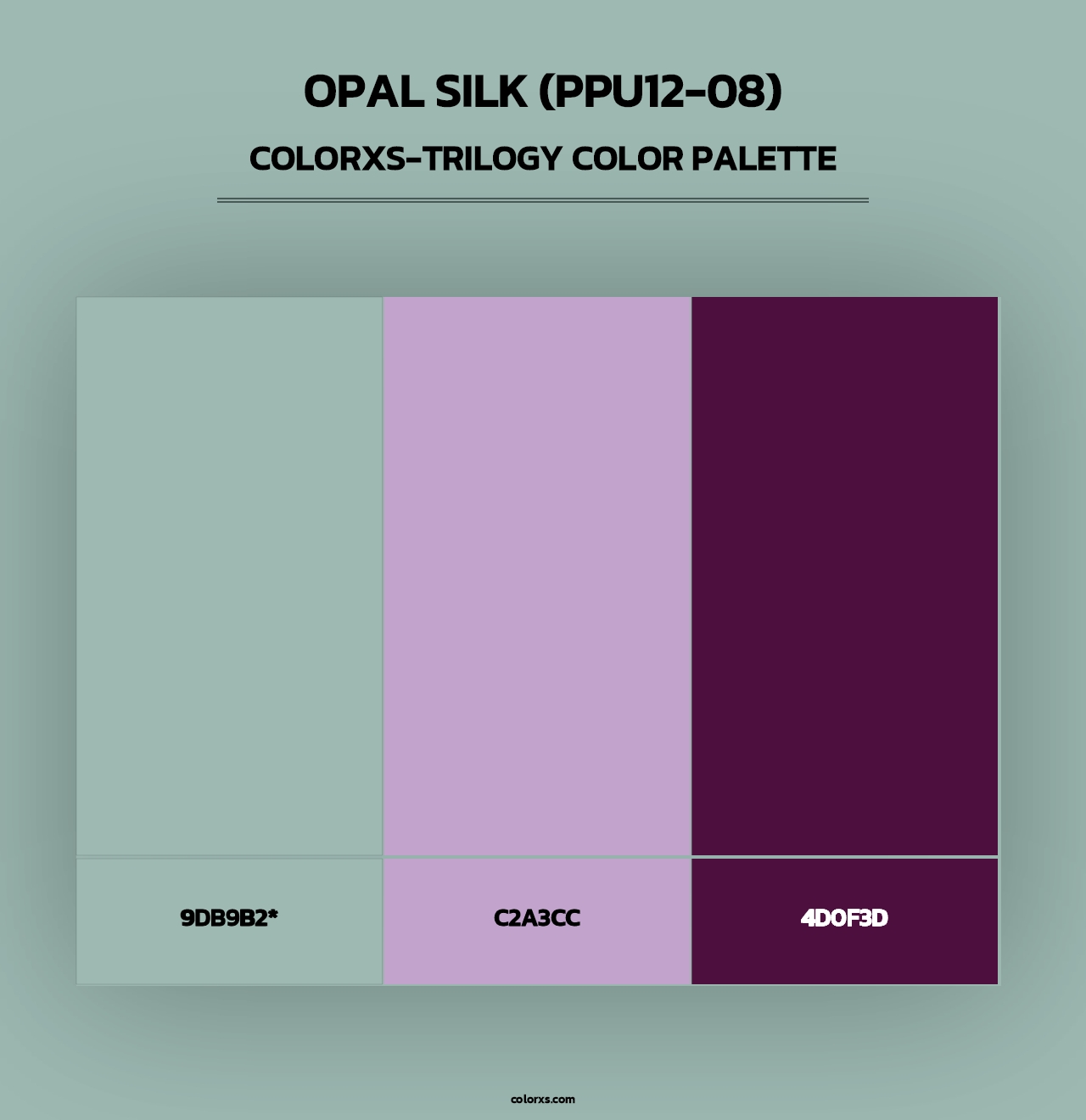 Opal Silk (PPU12-08) - Colorxs Trilogy Palette