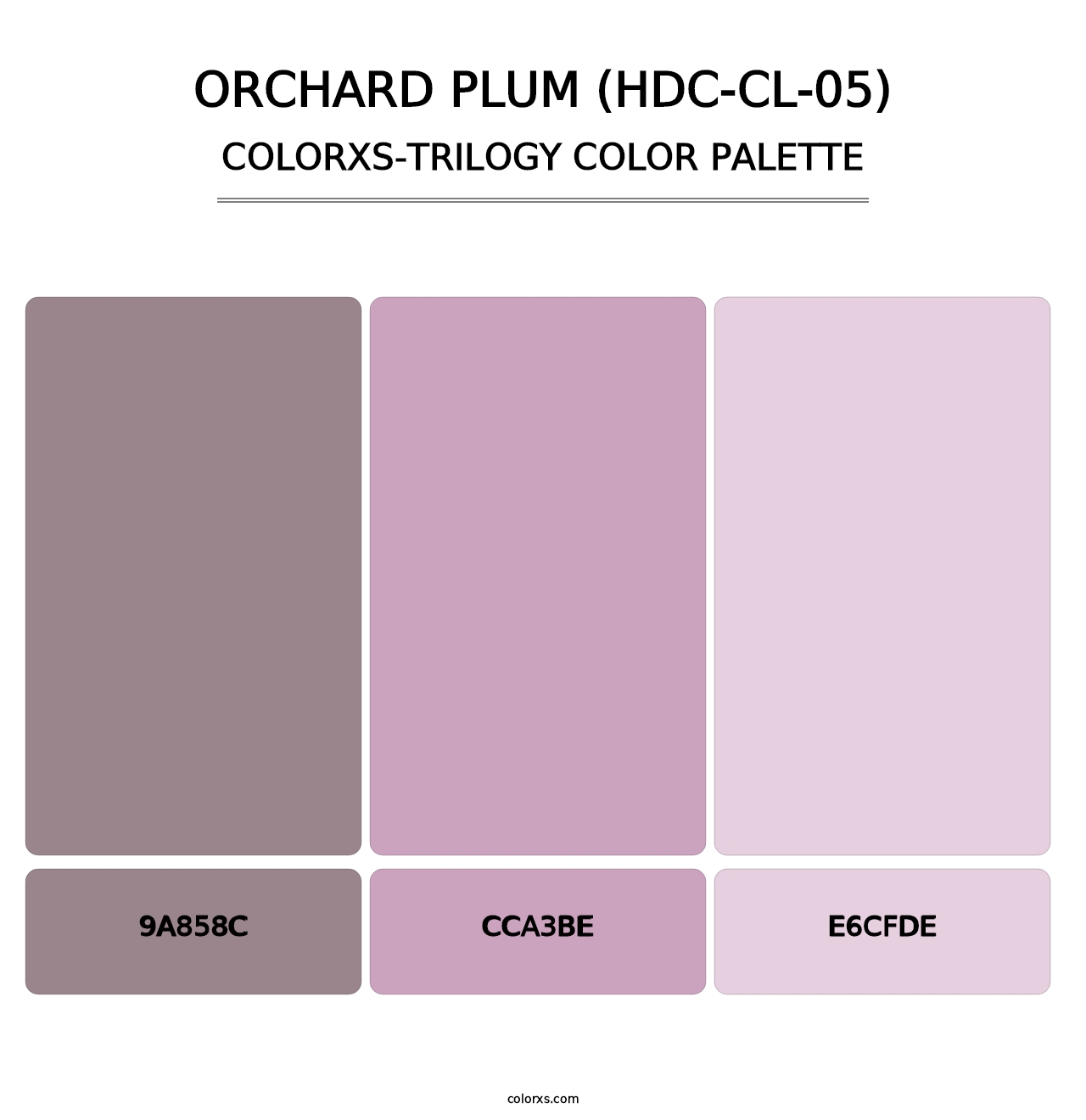 Orchard Plum (HDC-CL-05) - Colorxs Trilogy Palette