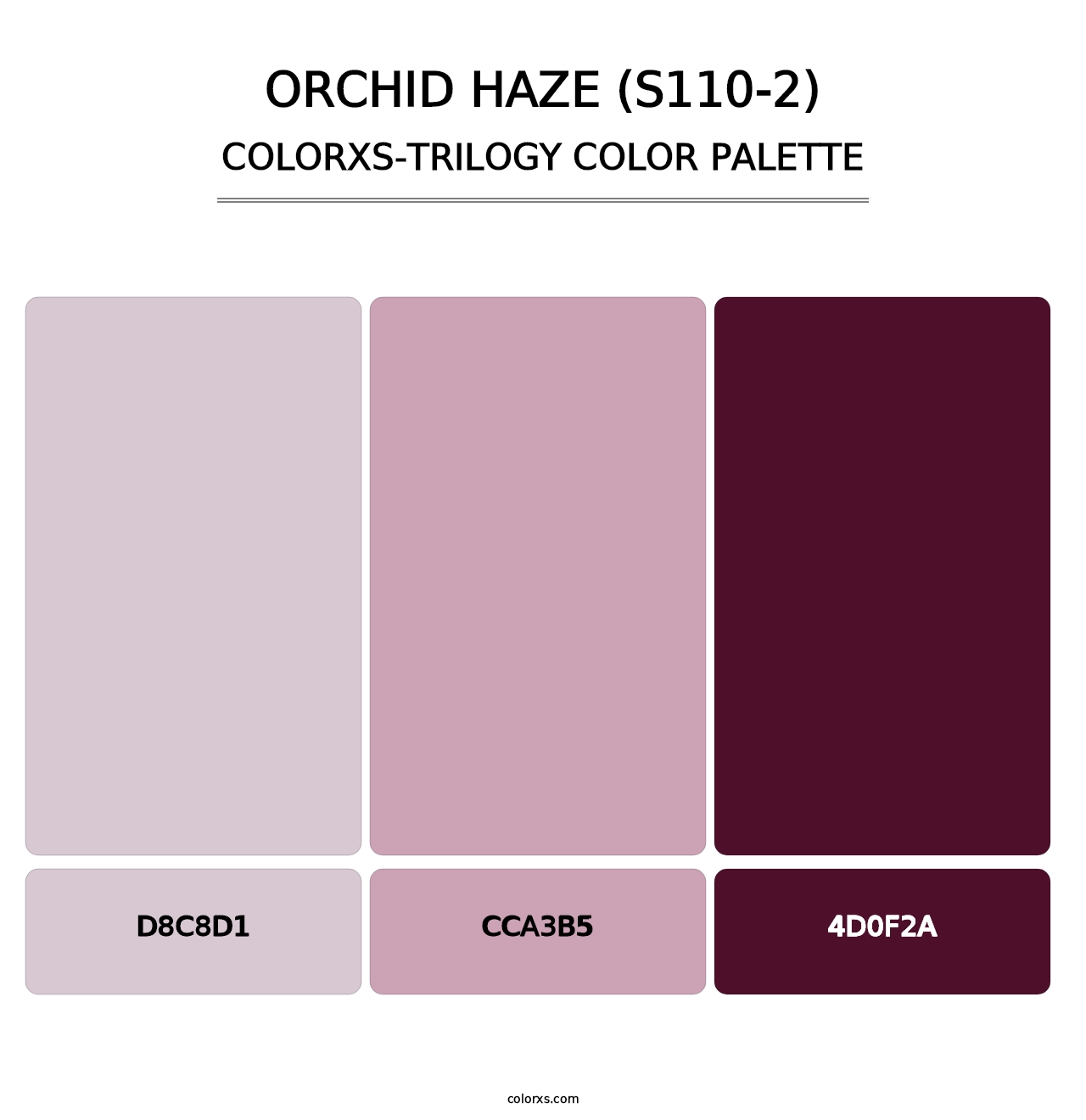 Orchid Haze (S110-2) - Colorxs Trilogy Palette