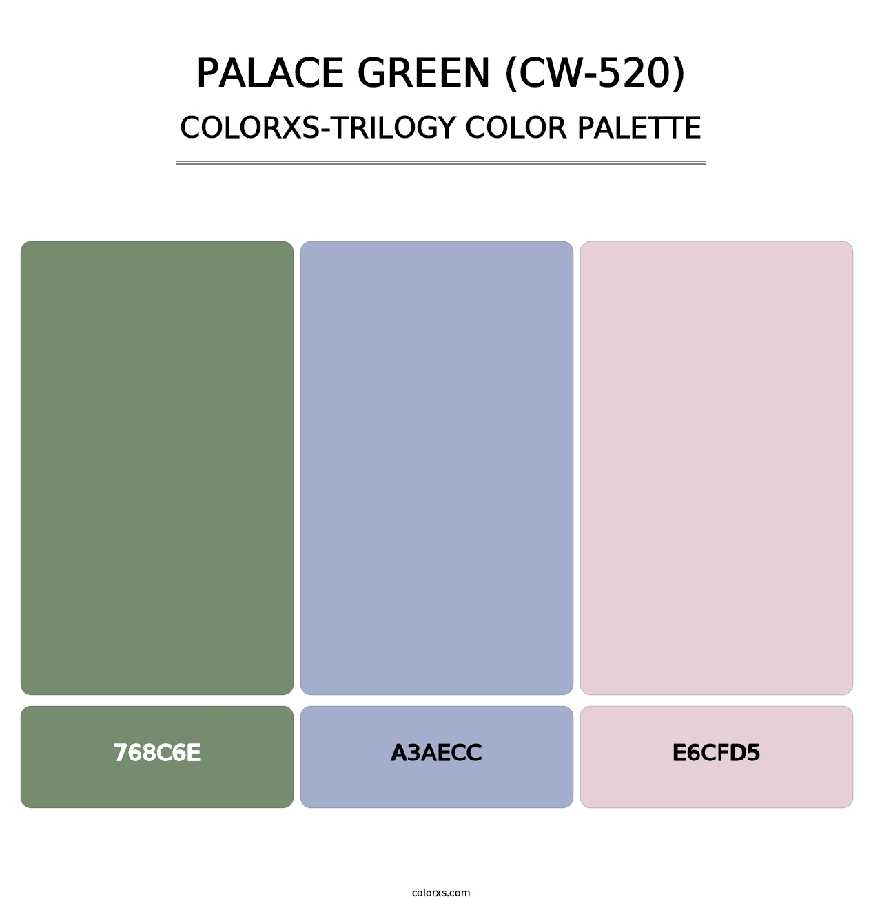 Palace Green (CW-520) - Colorxs Trilogy Palette