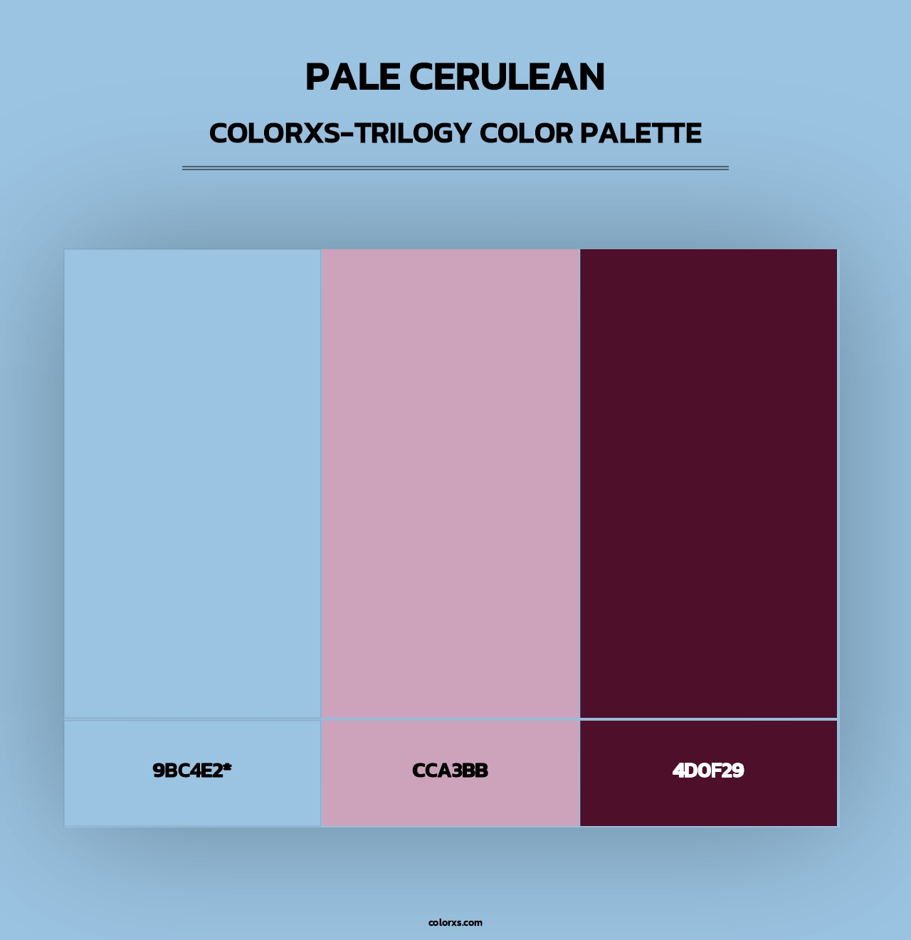 Pale Cerulean - Colorxs Trilogy Palette
