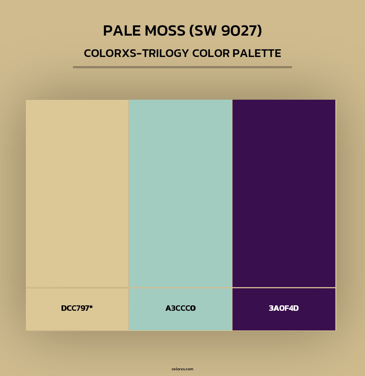 Pale Moss (SW 9027) - Colorxs Trilogy Palette