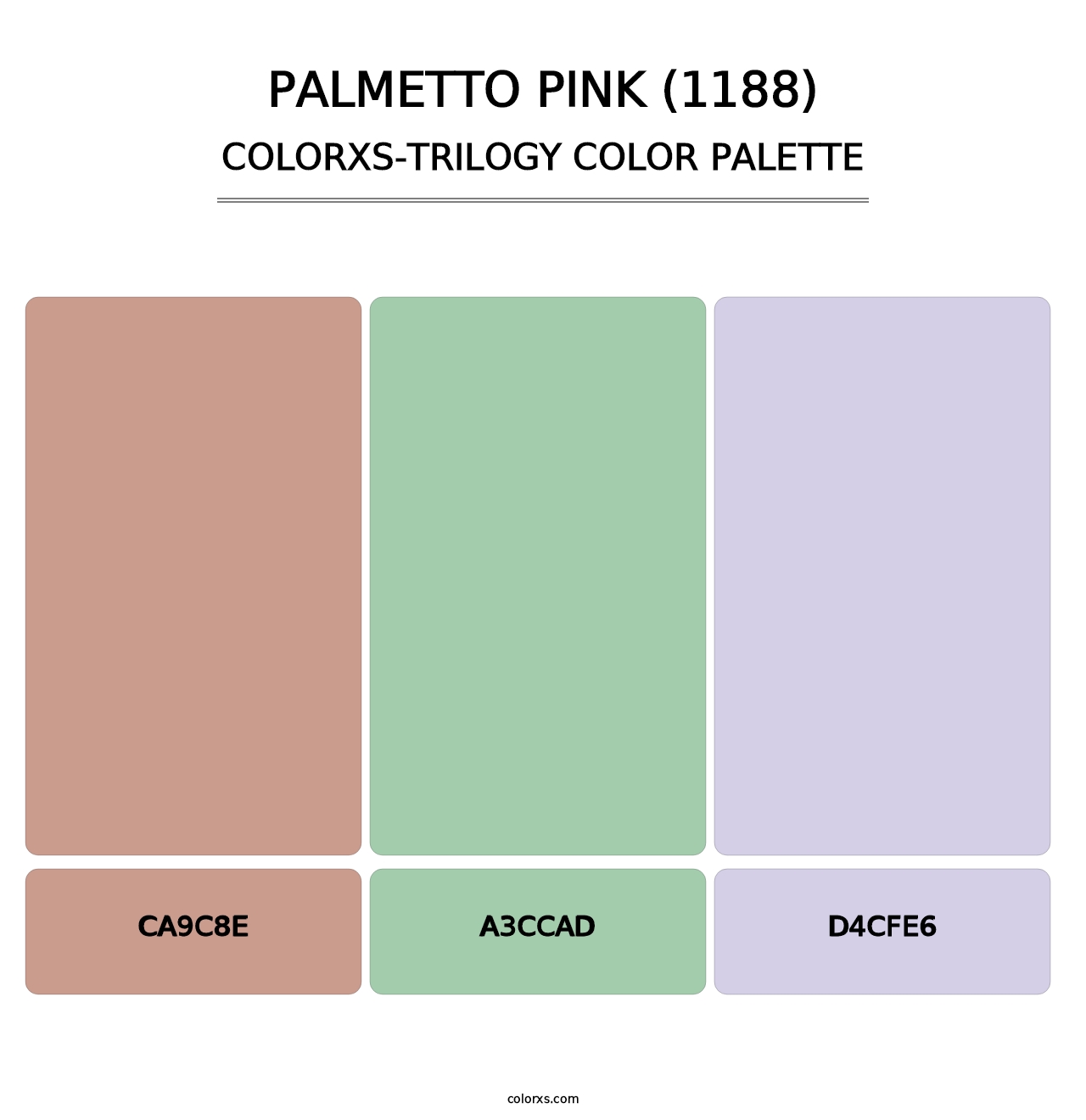 Palmetto Pink (1188) - Colorxs Trilogy Palette