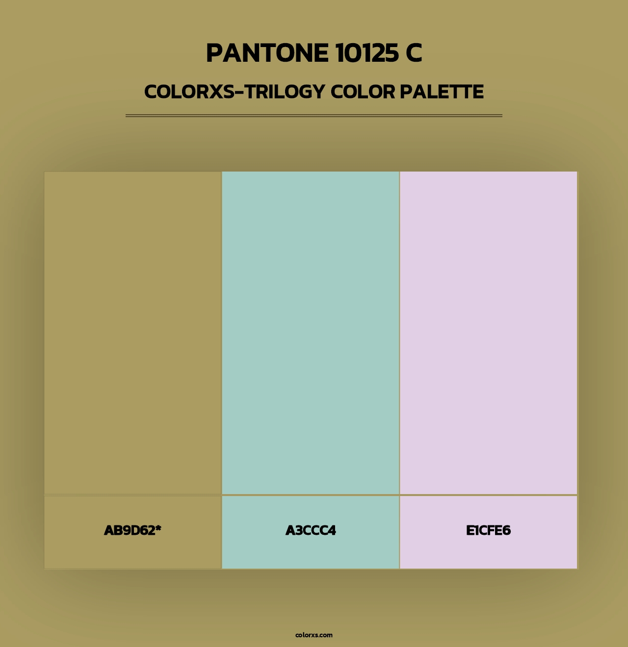 PANTONE 10125 C - Colorxs Trilogy Palette