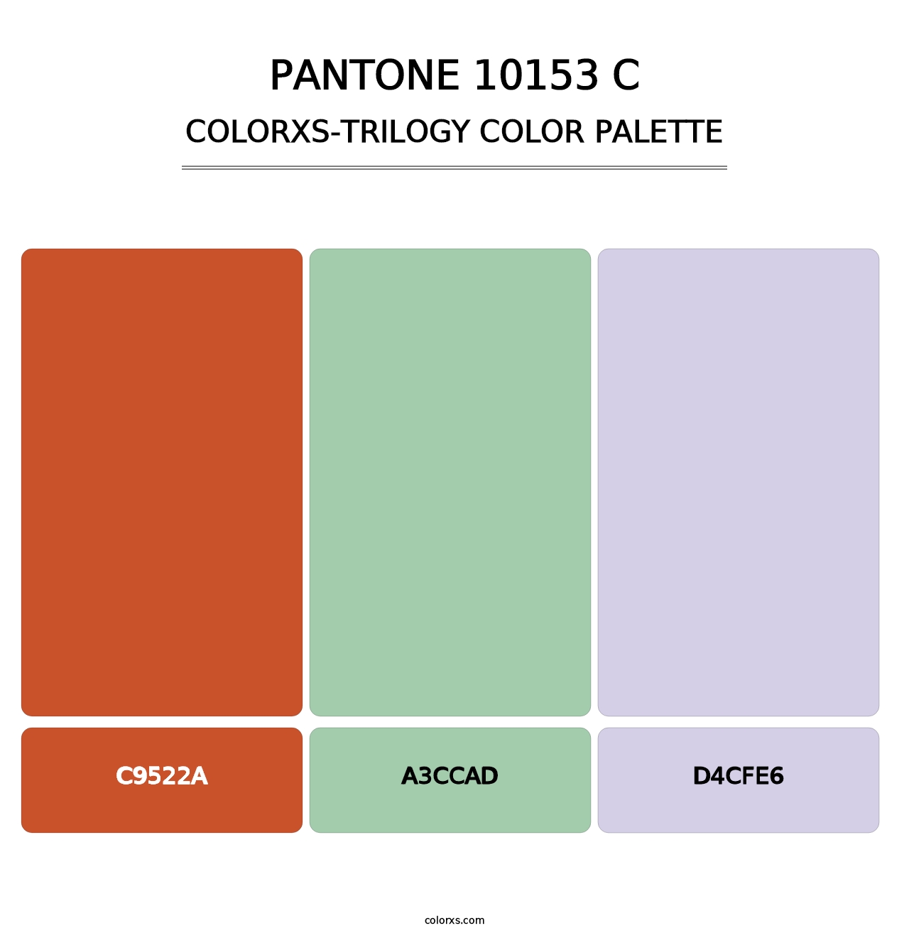 PANTONE 10153 C - Colorxs Trilogy Palette