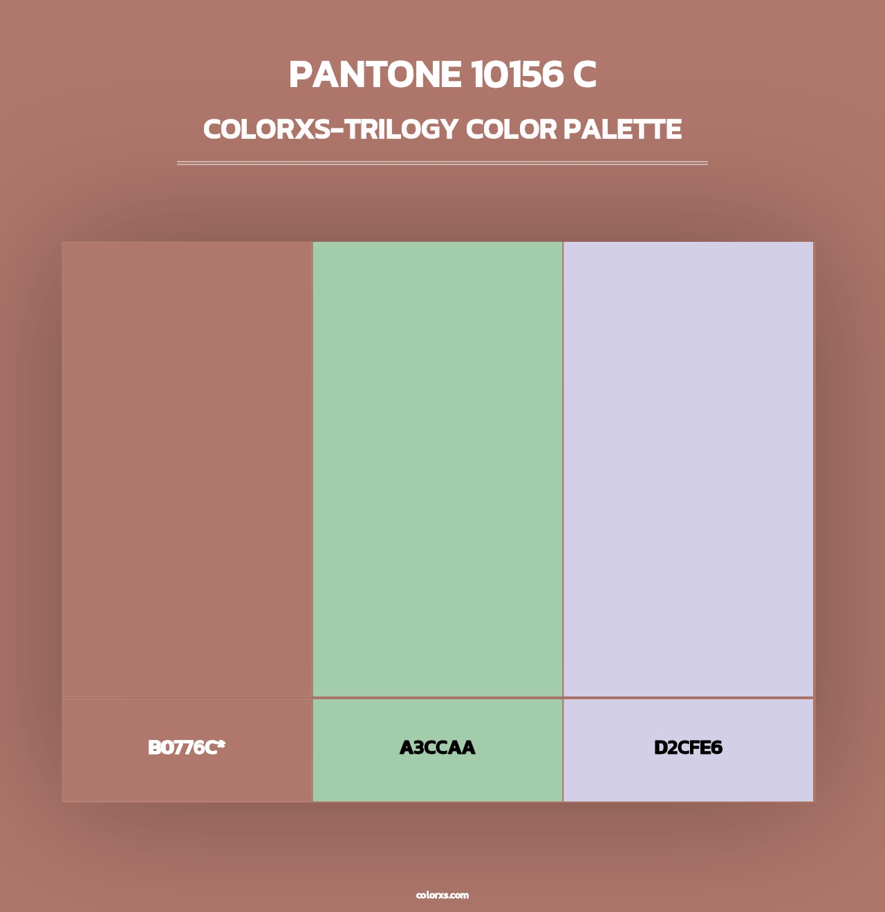 PANTONE 10156 C - Colorxs Trilogy Palette