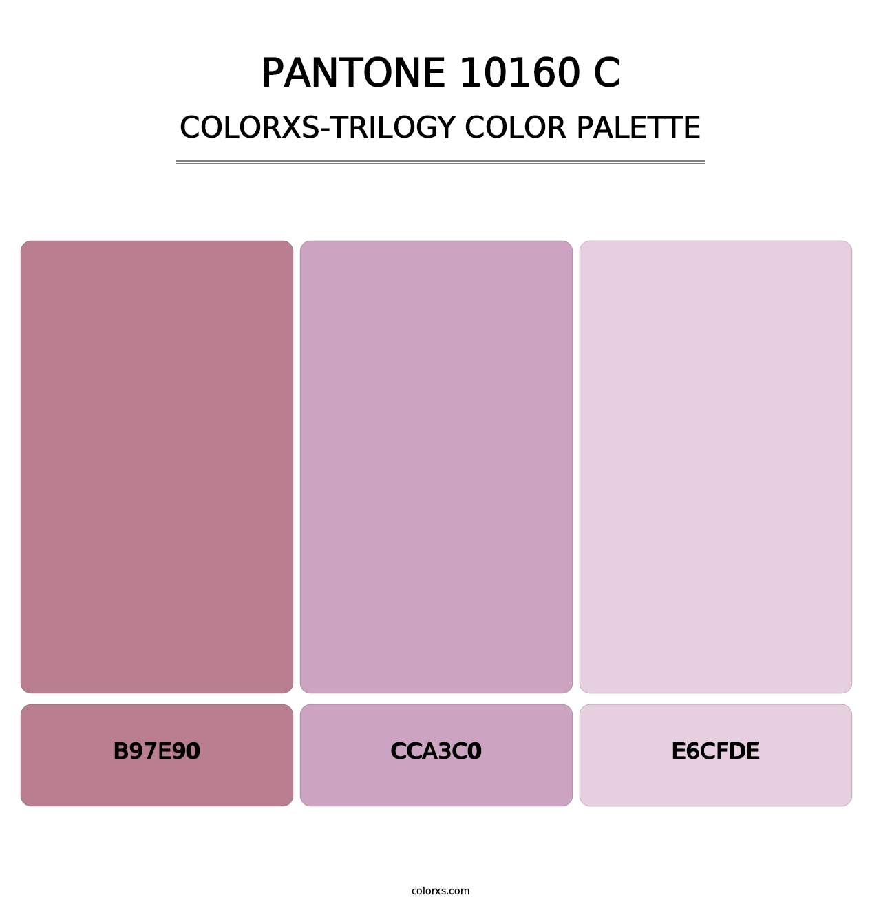PANTONE 10160 C - Colorxs Trilogy Palette