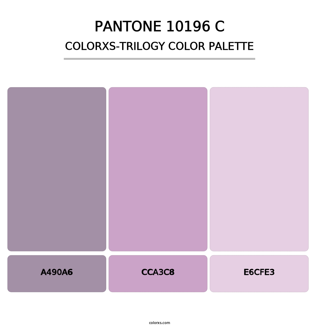 PANTONE 10196 C - Colorxs Trilogy Palette