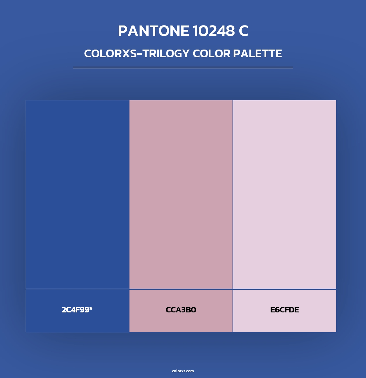 PANTONE 10248 C - Colorxs Trilogy Palette