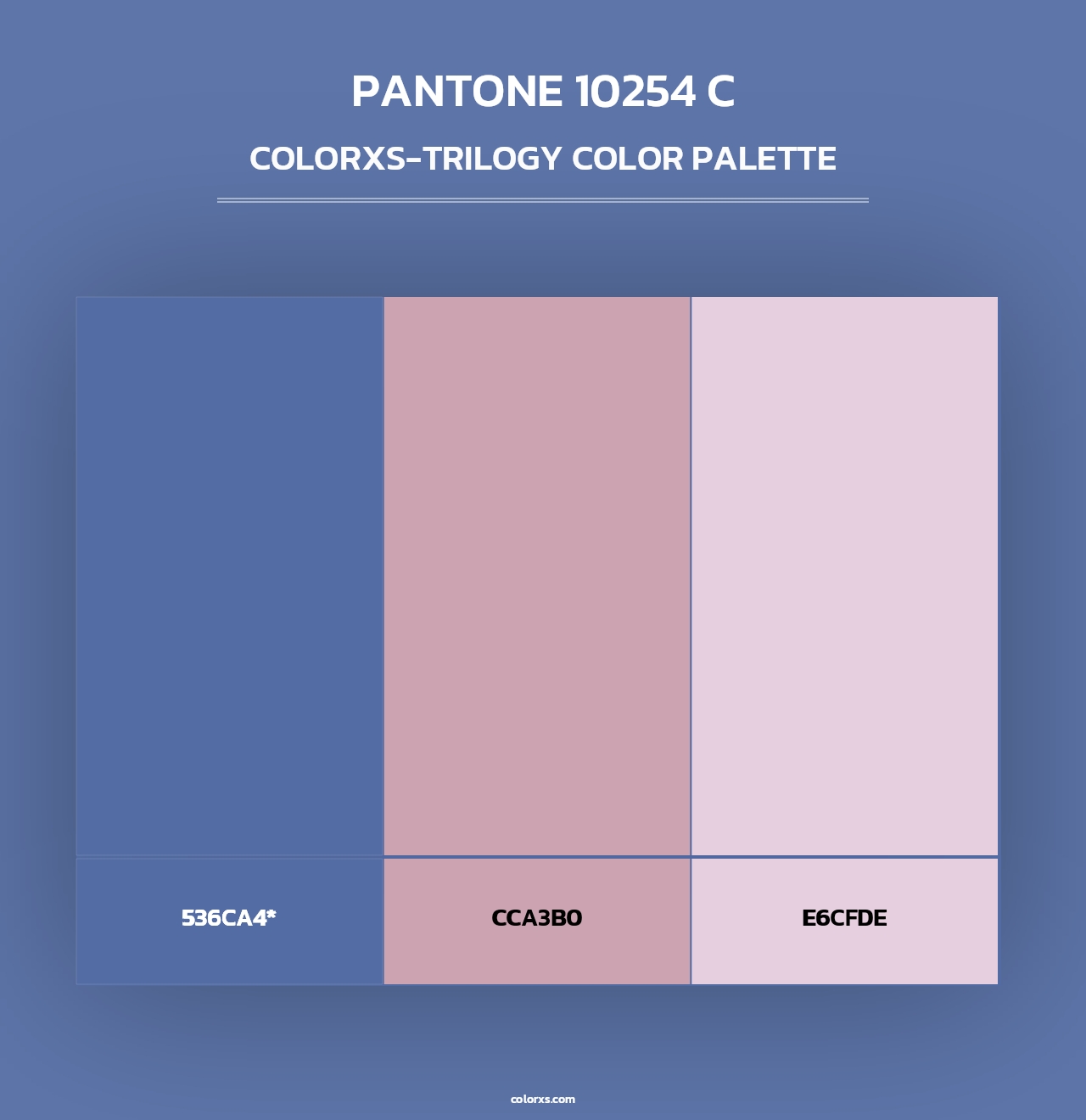 PANTONE 10254 C - Colorxs Trilogy Palette