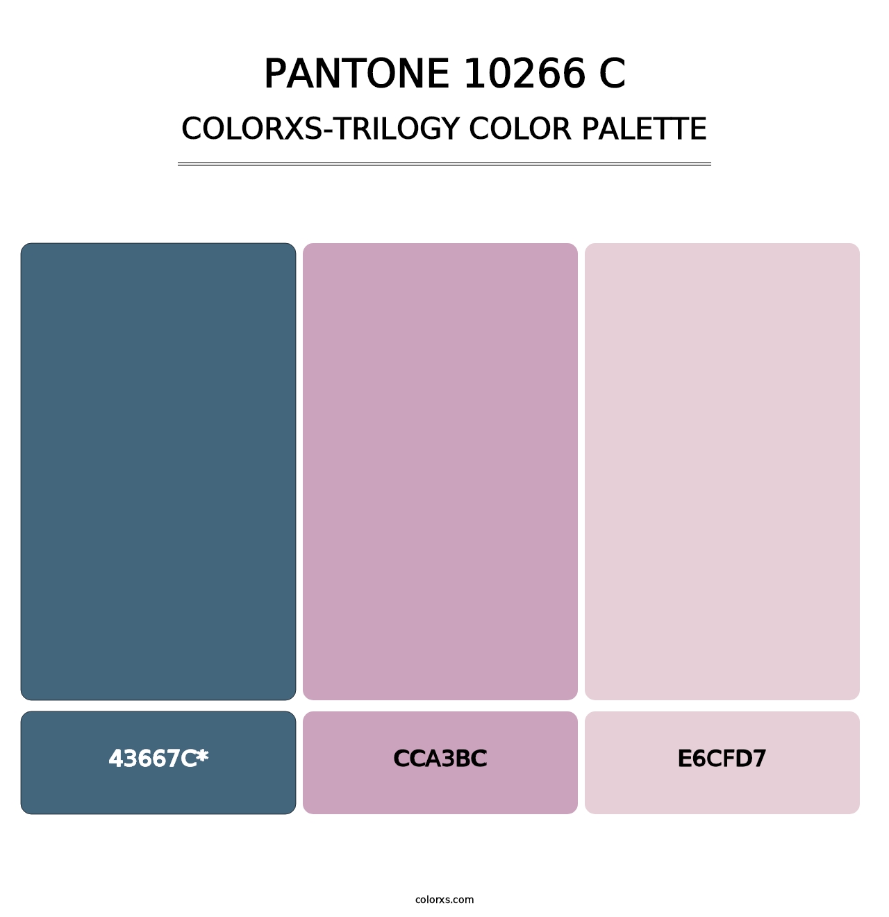 PANTONE 10266 C - Colorxs Trilogy Palette
