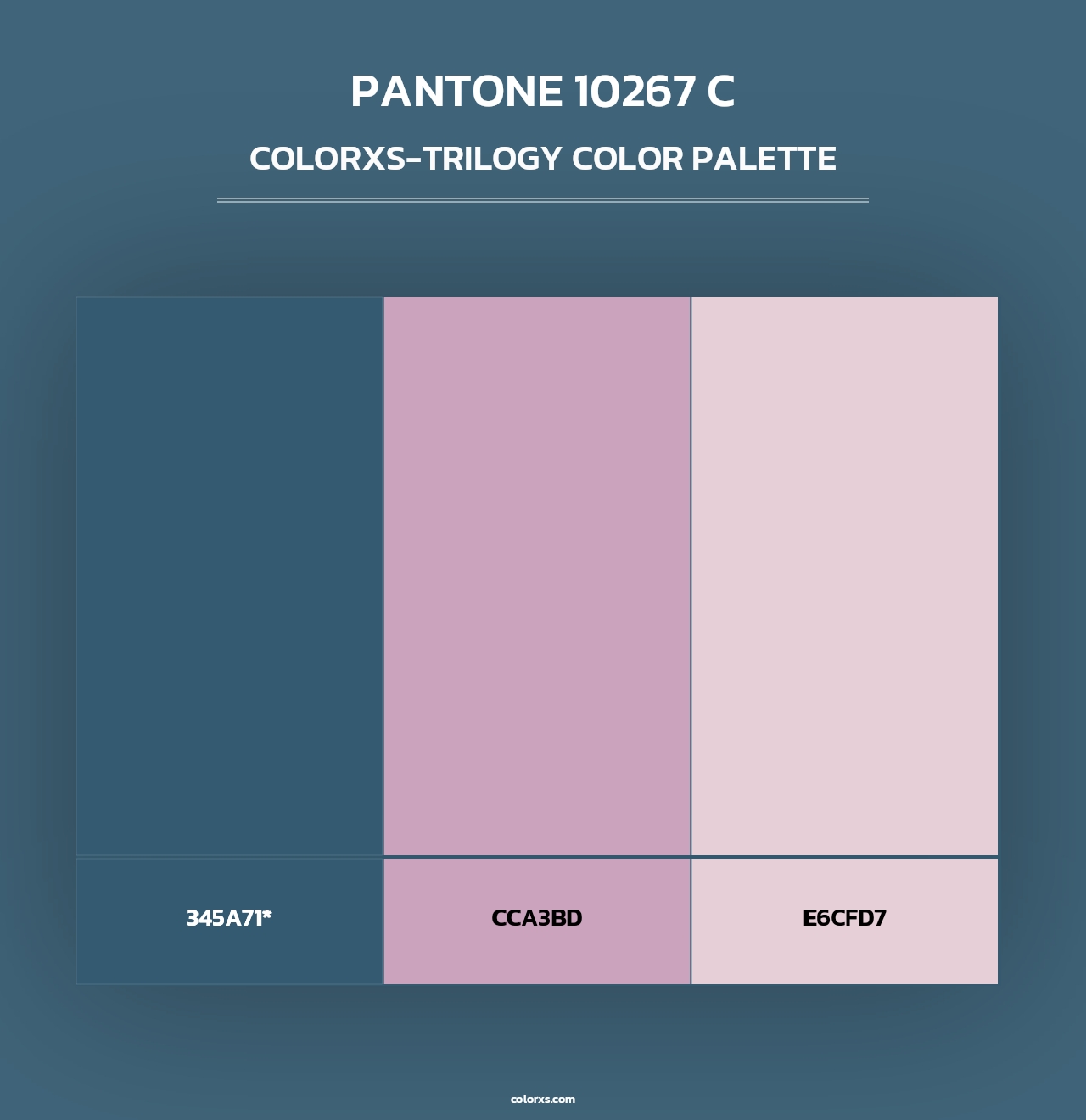 PANTONE 10267 C - Colorxs Trilogy Palette