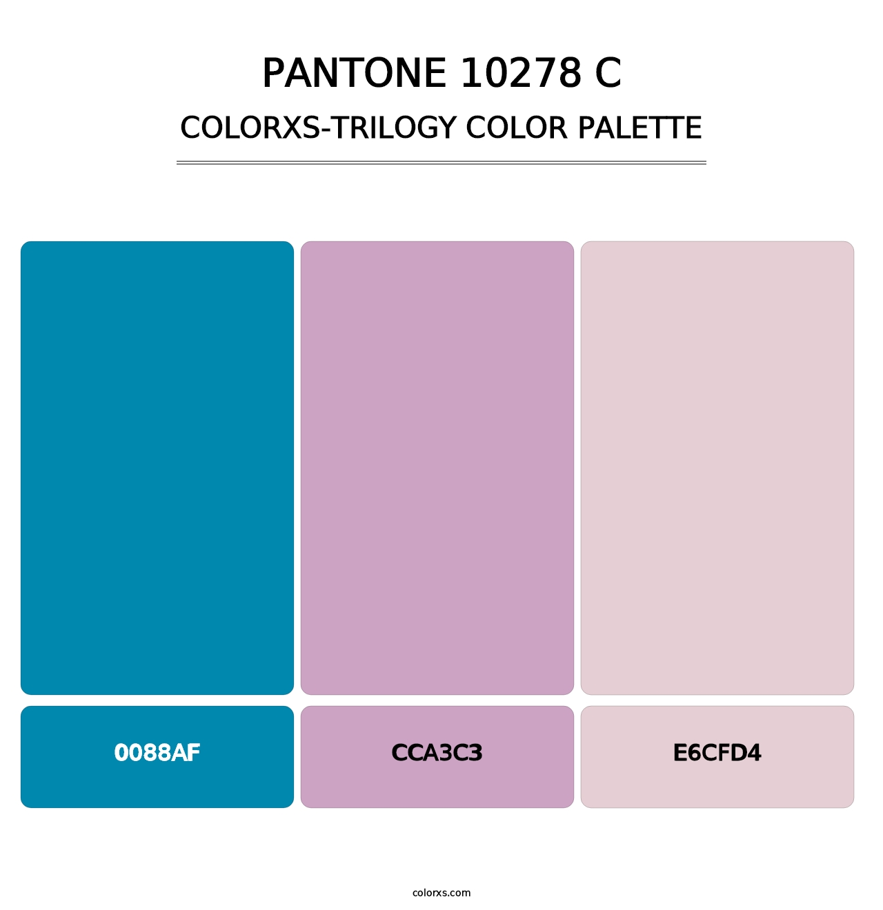 PANTONE 10278 C - Colorxs Trilogy Palette