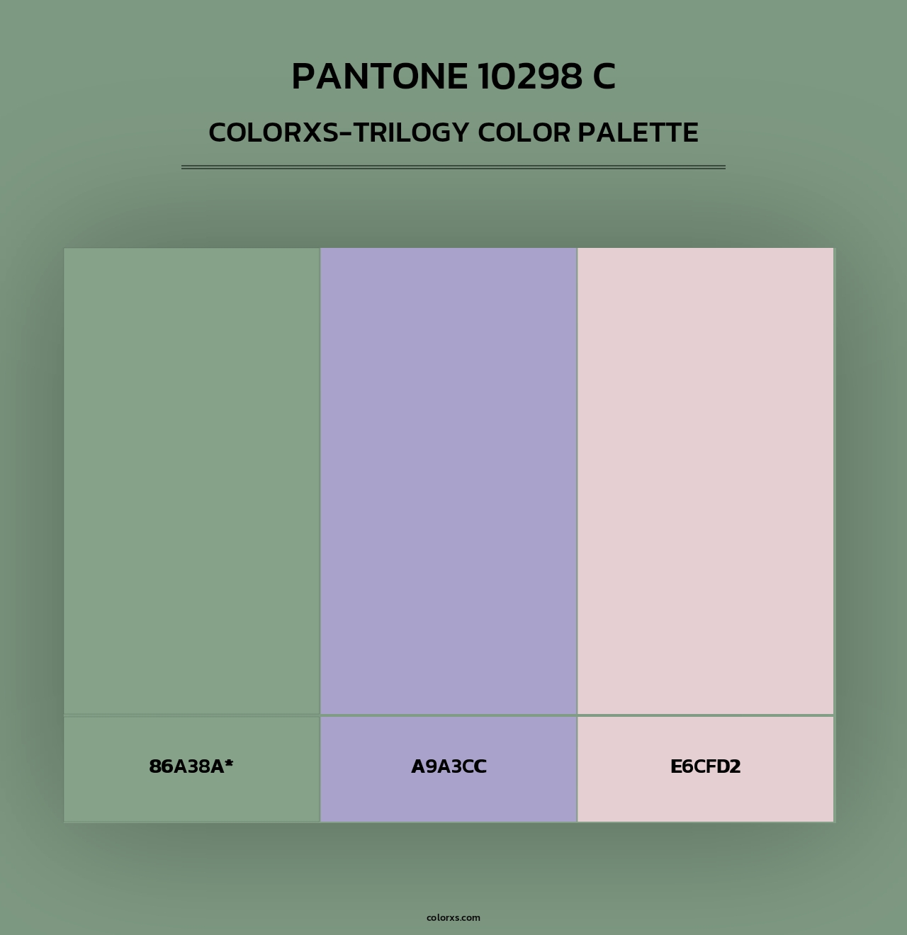 PANTONE 10298 C - Colorxs Trilogy Palette