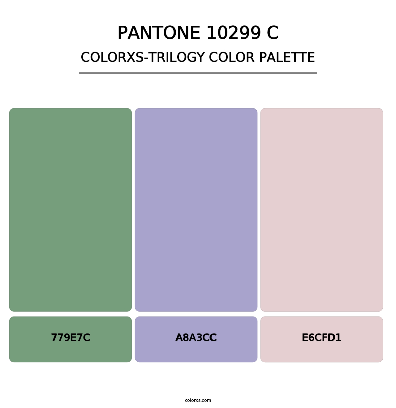 PANTONE 10299 C - Colorxs Trilogy Palette