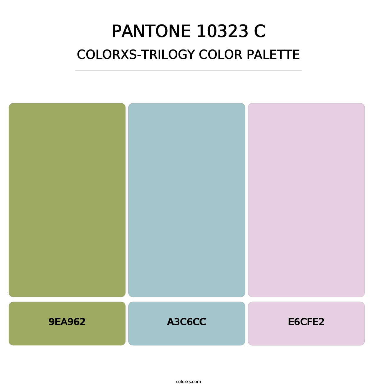 PANTONE 10323 C - Colorxs Trilogy Palette