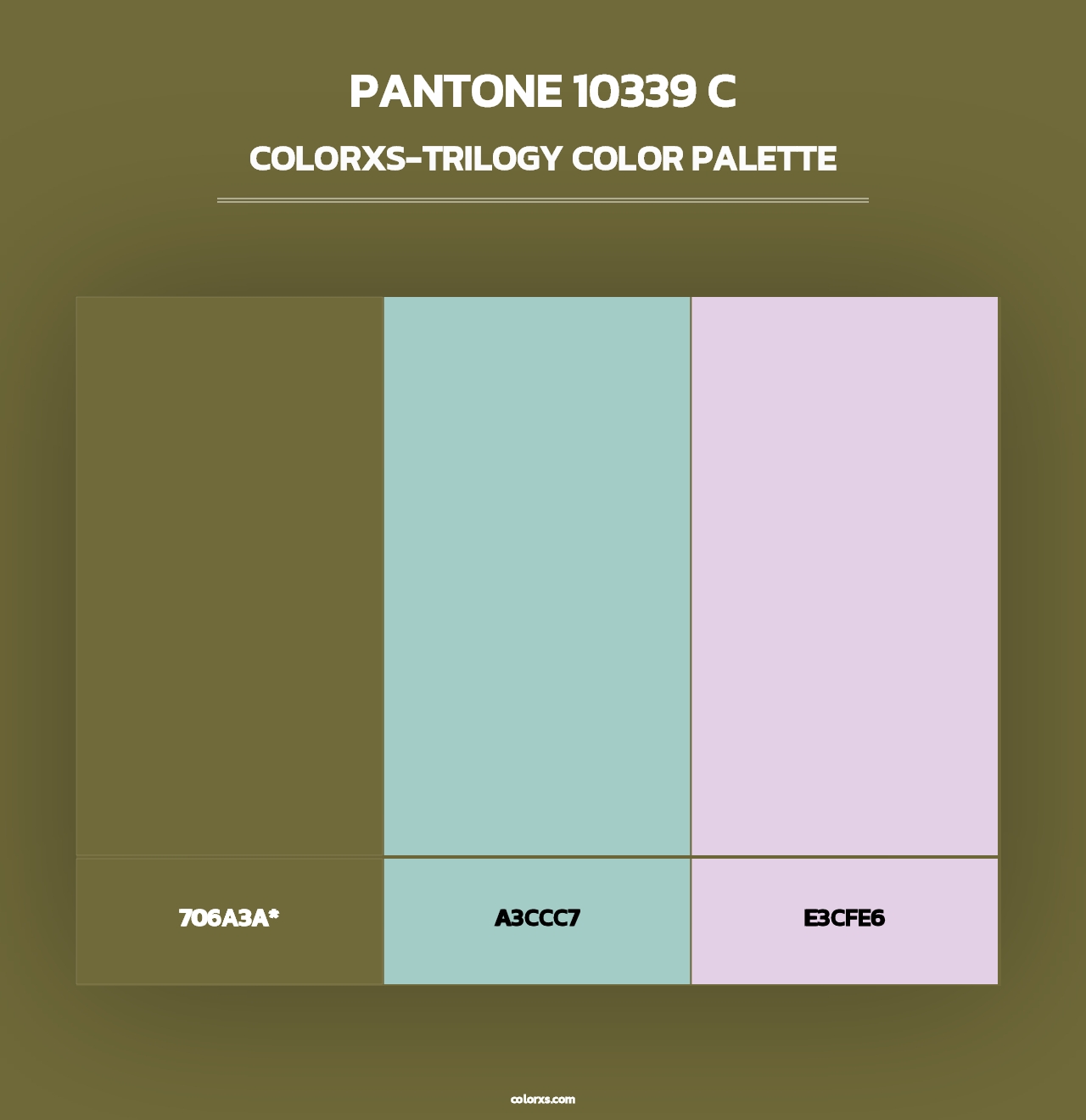 PANTONE 10339 C - Colorxs Trilogy Palette