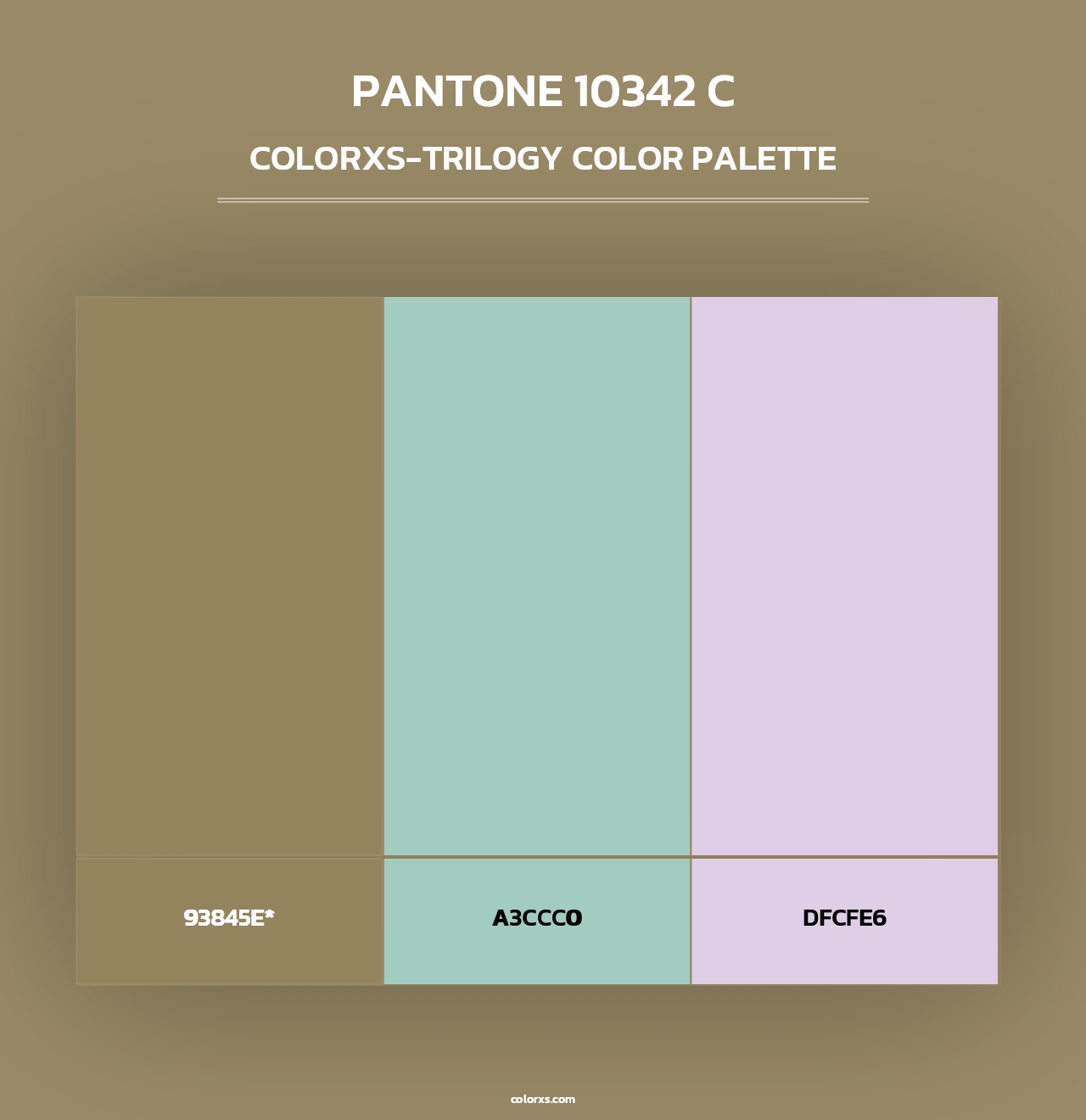 PANTONE 10342 C - Colorxs Trilogy Palette