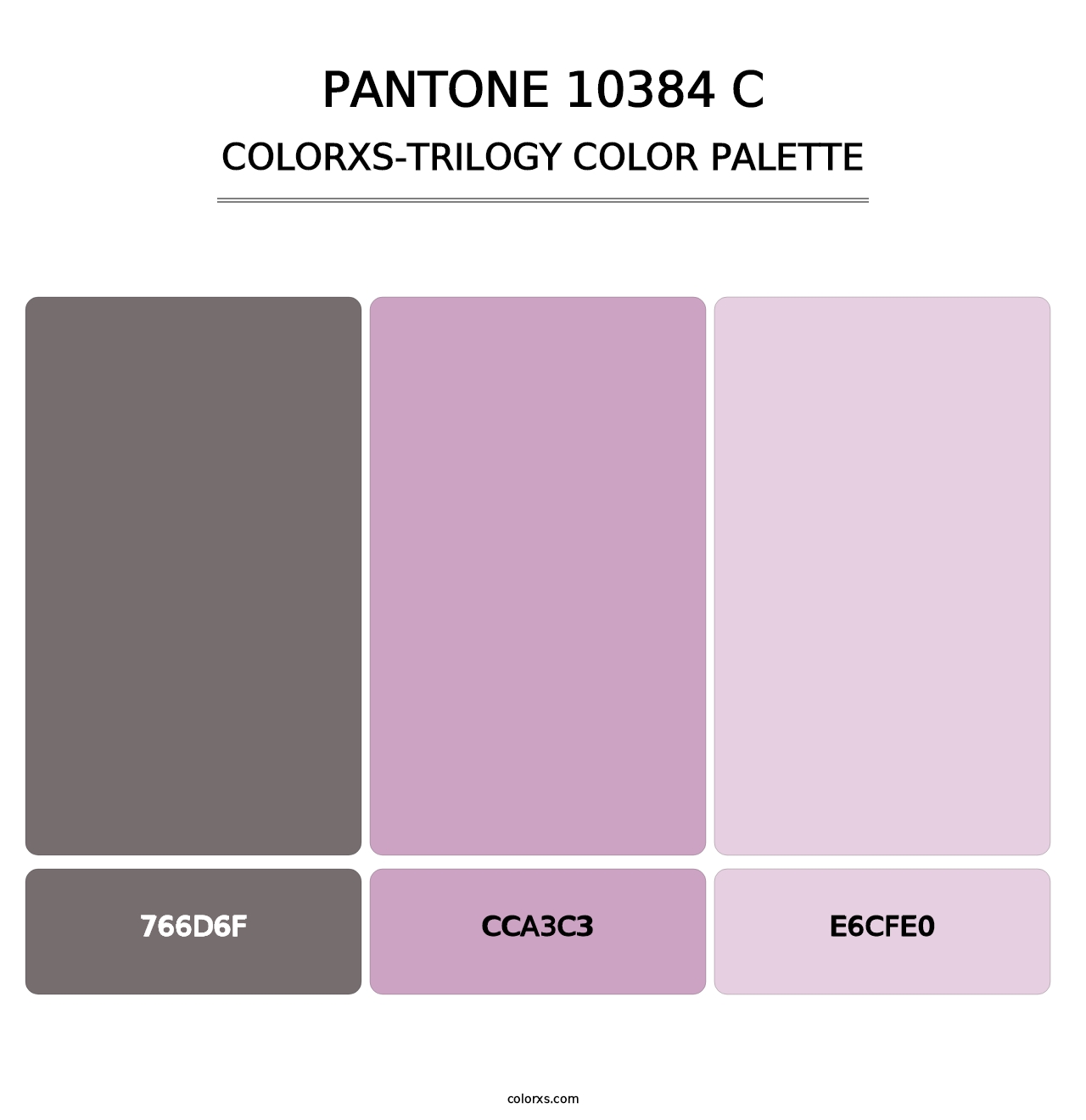 PANTONE 10384 C - Colorxs Trilogy Palette