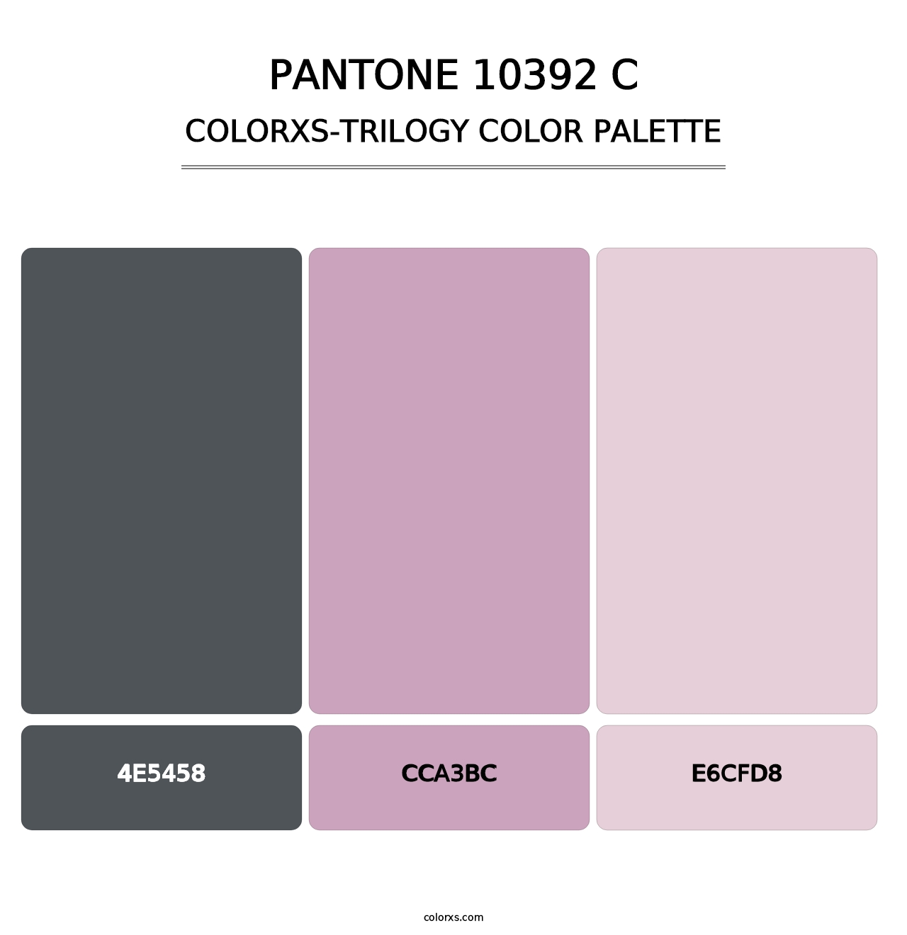 PANTONE 10392 C - Colorxs Trilogy Palette