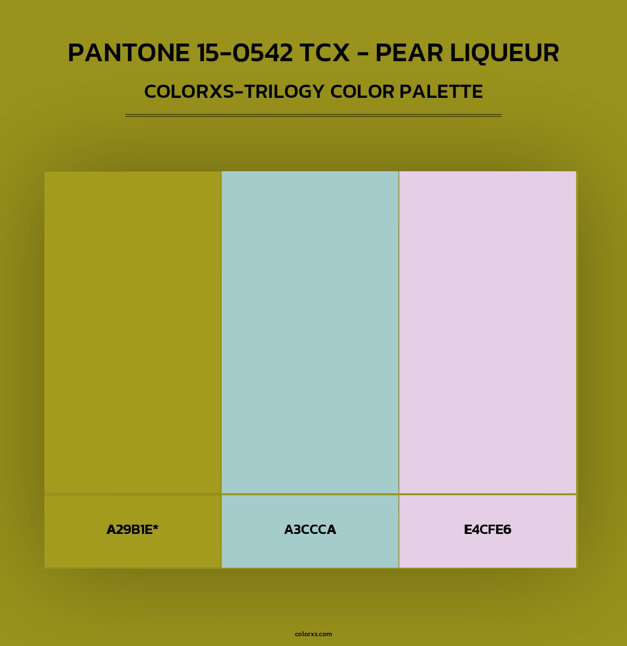 PANTONE 15-0542 TCX - Pear Liqueur - Colorxs Trilogy Palette