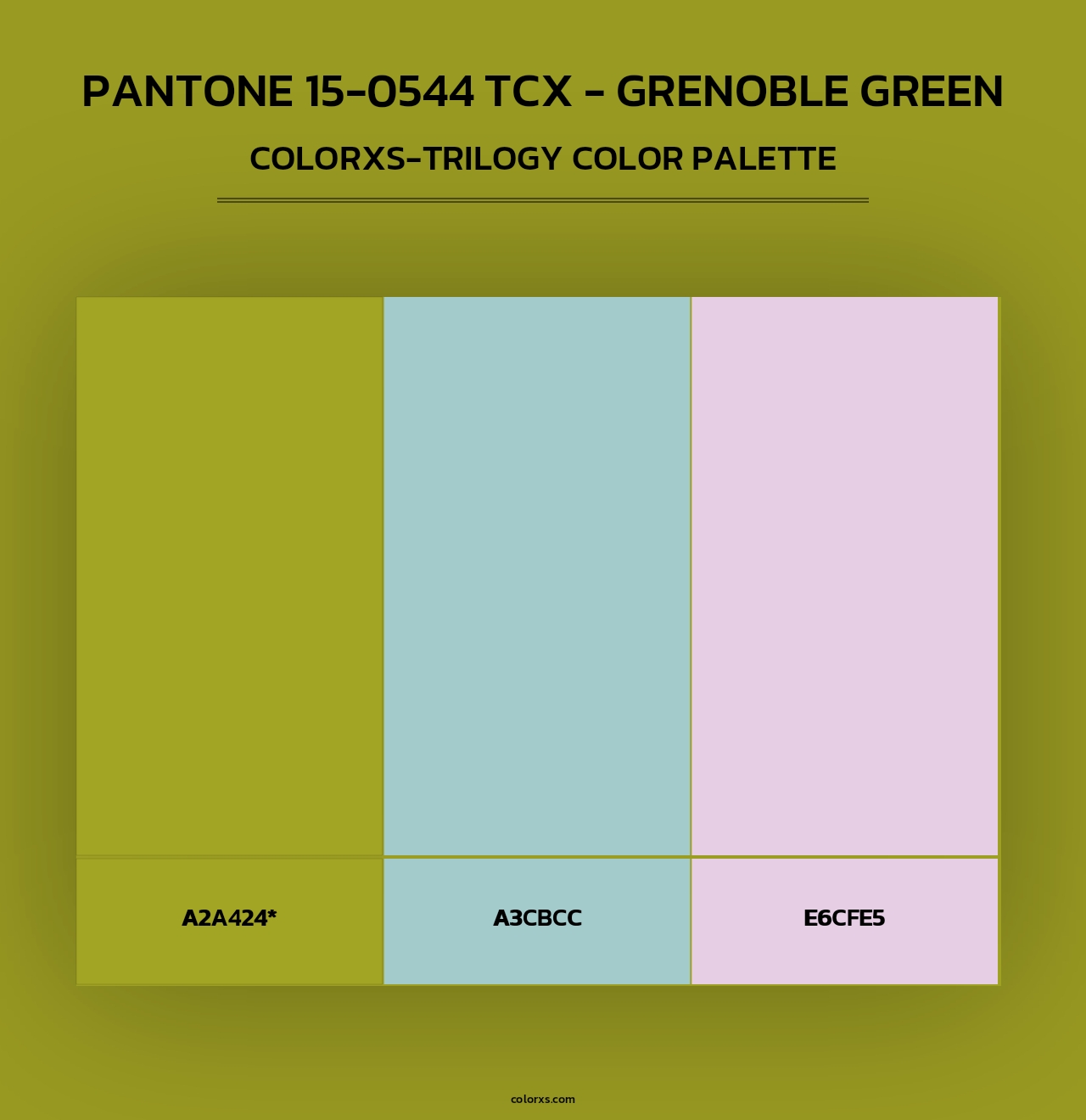 PANTONE 15-0544 TCX - Grenoble Green - Colorxs Trilogy Palette
