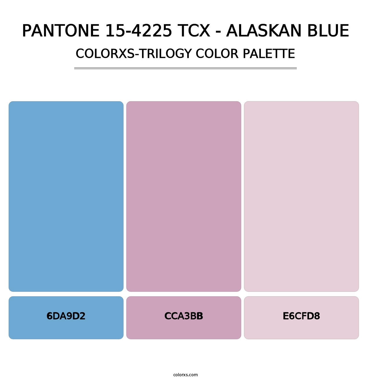 PANTONE 15-4225 TCX - Alaskan Blue - Colorxs Trilogy Palette