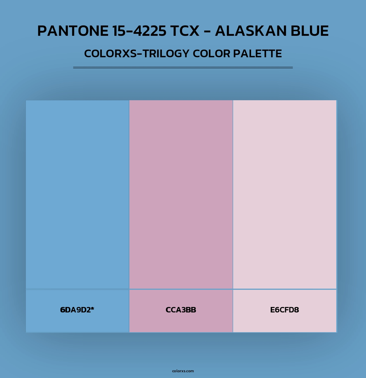 PANTONE 15-4225 TCX - Alaskan Blue - Colorxs Trilogy Palette