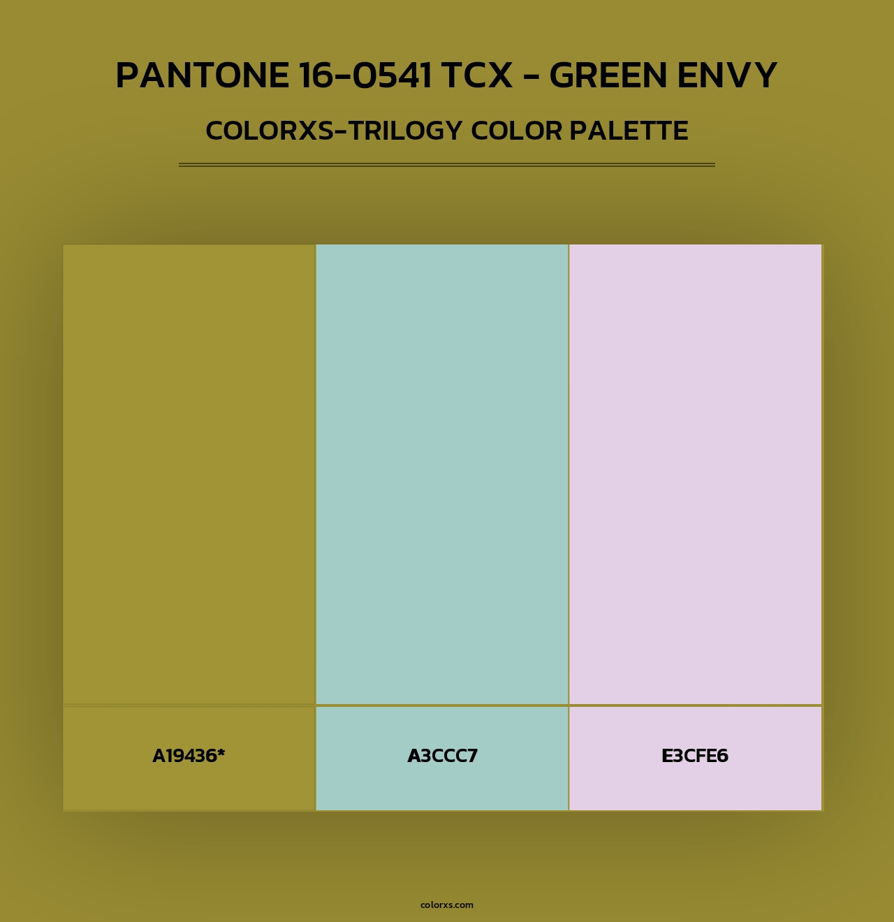 PANTONE 16-0541 TCX - Green Envy - Colorxs Trilogy Palette