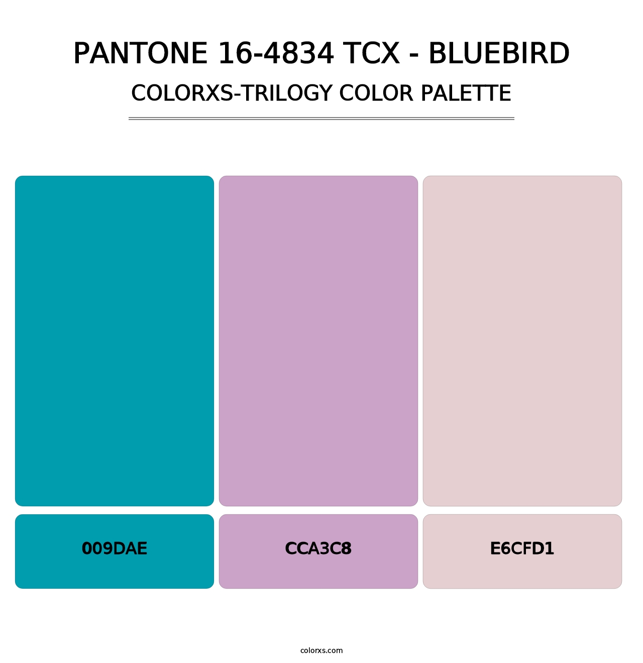 PANTONE 16-4834 TCX - Bluebird - Colorxs Trilogy Palette