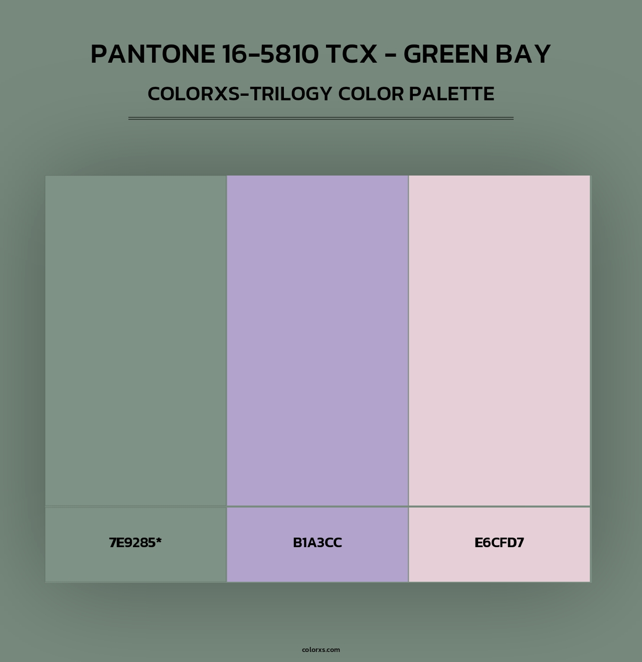 PANTONE 16-5810 TCX - Green Bay - Colorxs Trilogy Palette