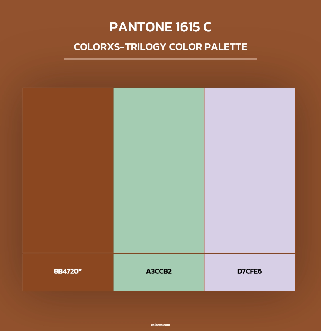 PANTONE 1615 C - Colorxs Trilogy Palette