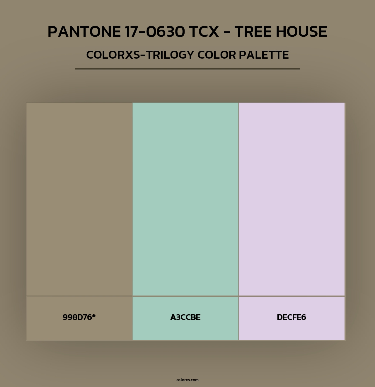 PANTONE 17-0630 TCX - Tree House - Colorxs Trilogy Palette