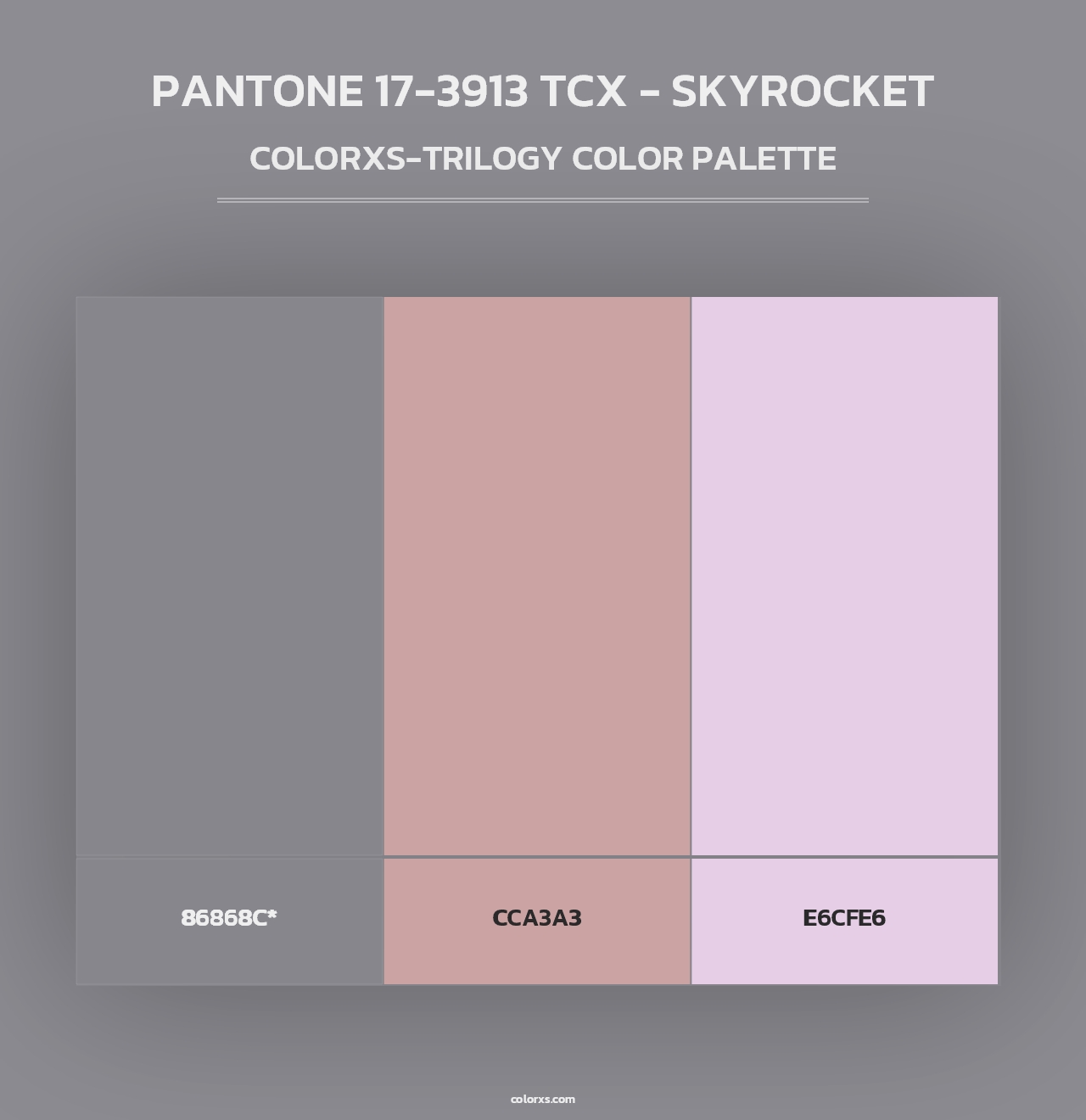 PANTONE 17-3913 TCX - Skyrocket - Colorxs Trilogy Palette
