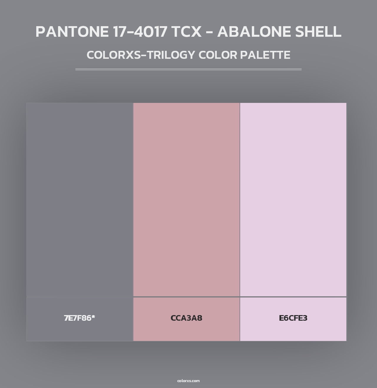 PANTONE 17-4017 TCX - Abalone Shell - Colorxs Trilogy Palette