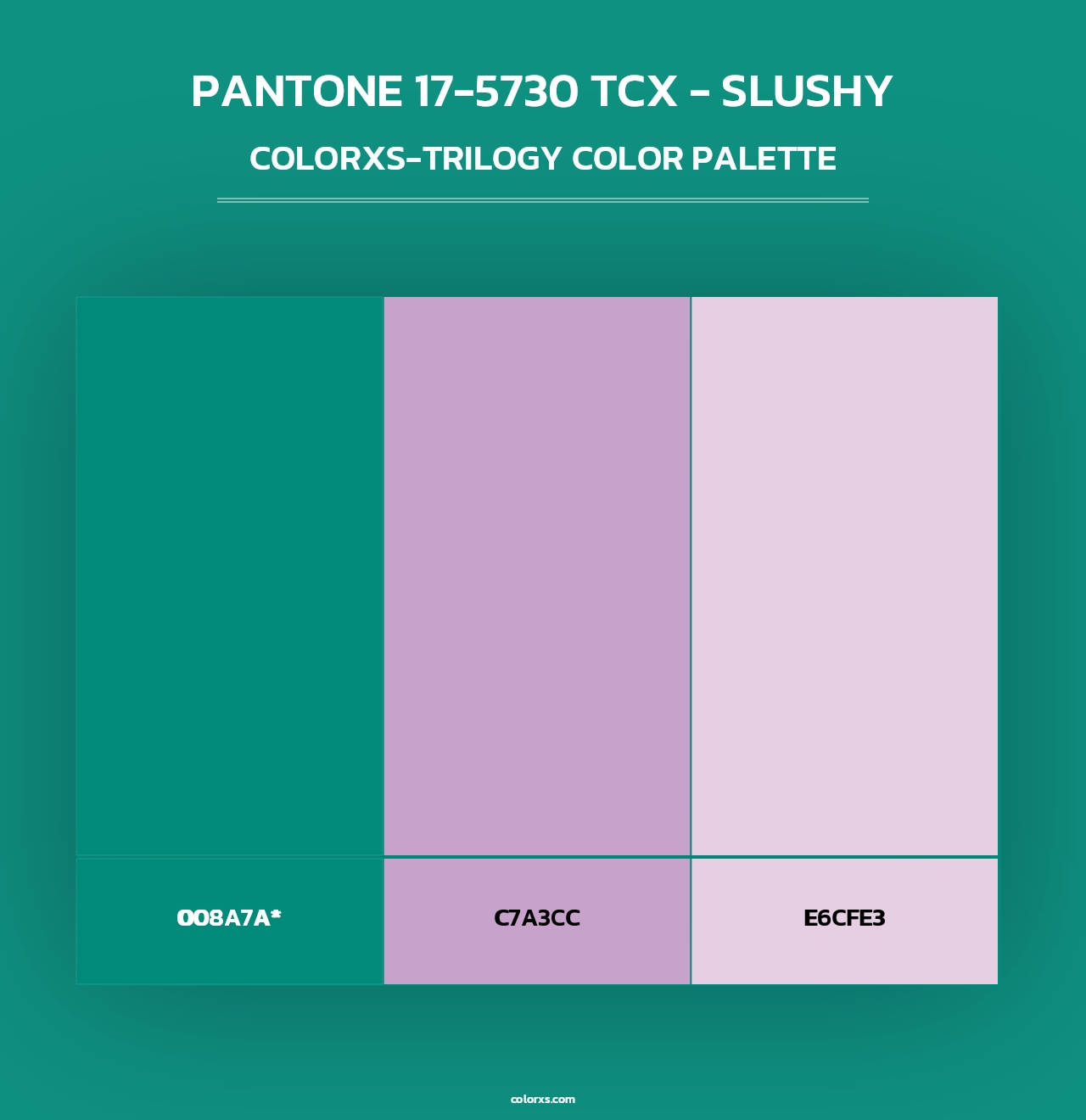 PANTONE 17-5730 TCX - Slushy - Colorxs Trilogy Palette