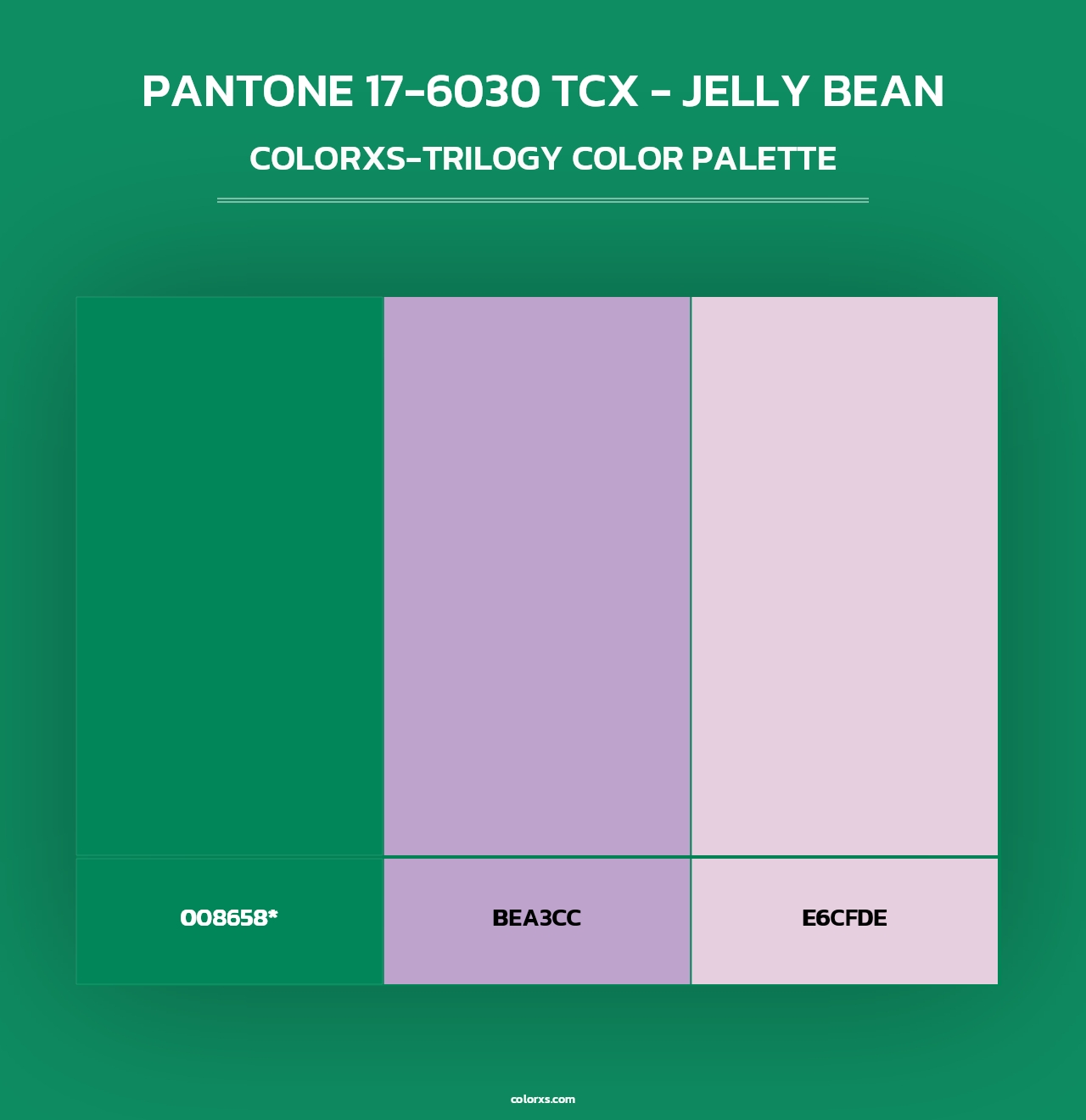 PANTONE 17-6030 TCX - Jelly Bean - Colorxs Trilogy Palette