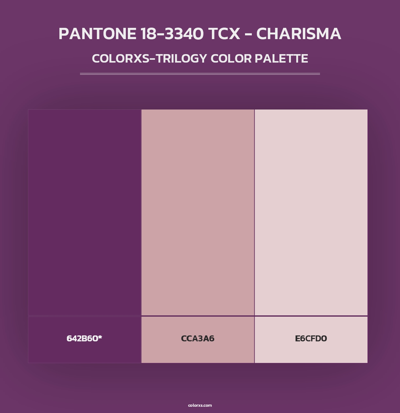PANTONE 18-3340 TCX - Charisma - Colorxs Trilogy Palette