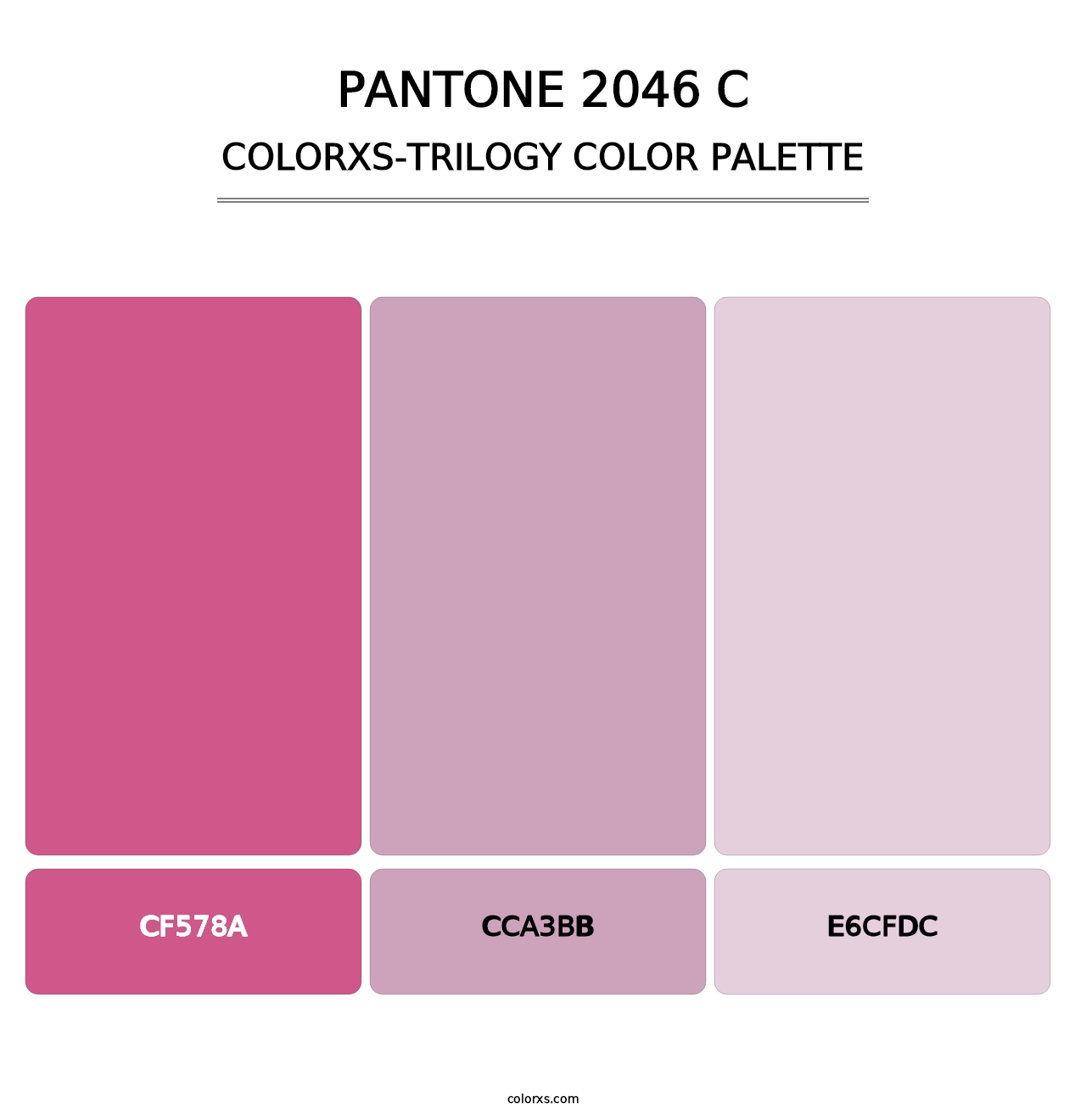 PANTONE 2046 C - Colorxs Trilogy Palette