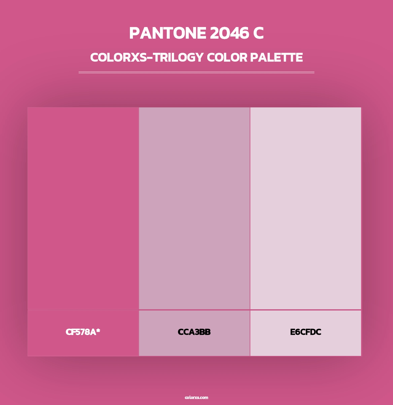 PANTONE 2046 C - Colorxs Trilogy Palette
