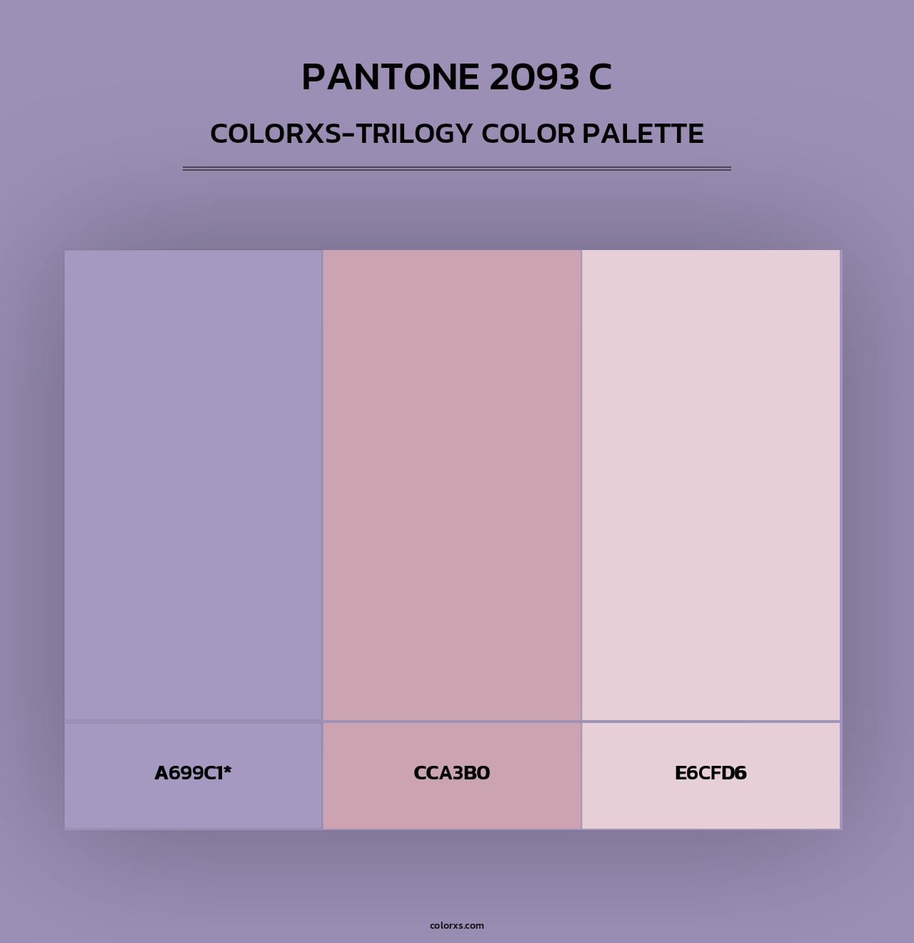 PANTONE 2093 C - Colorxs Trilogy Palette